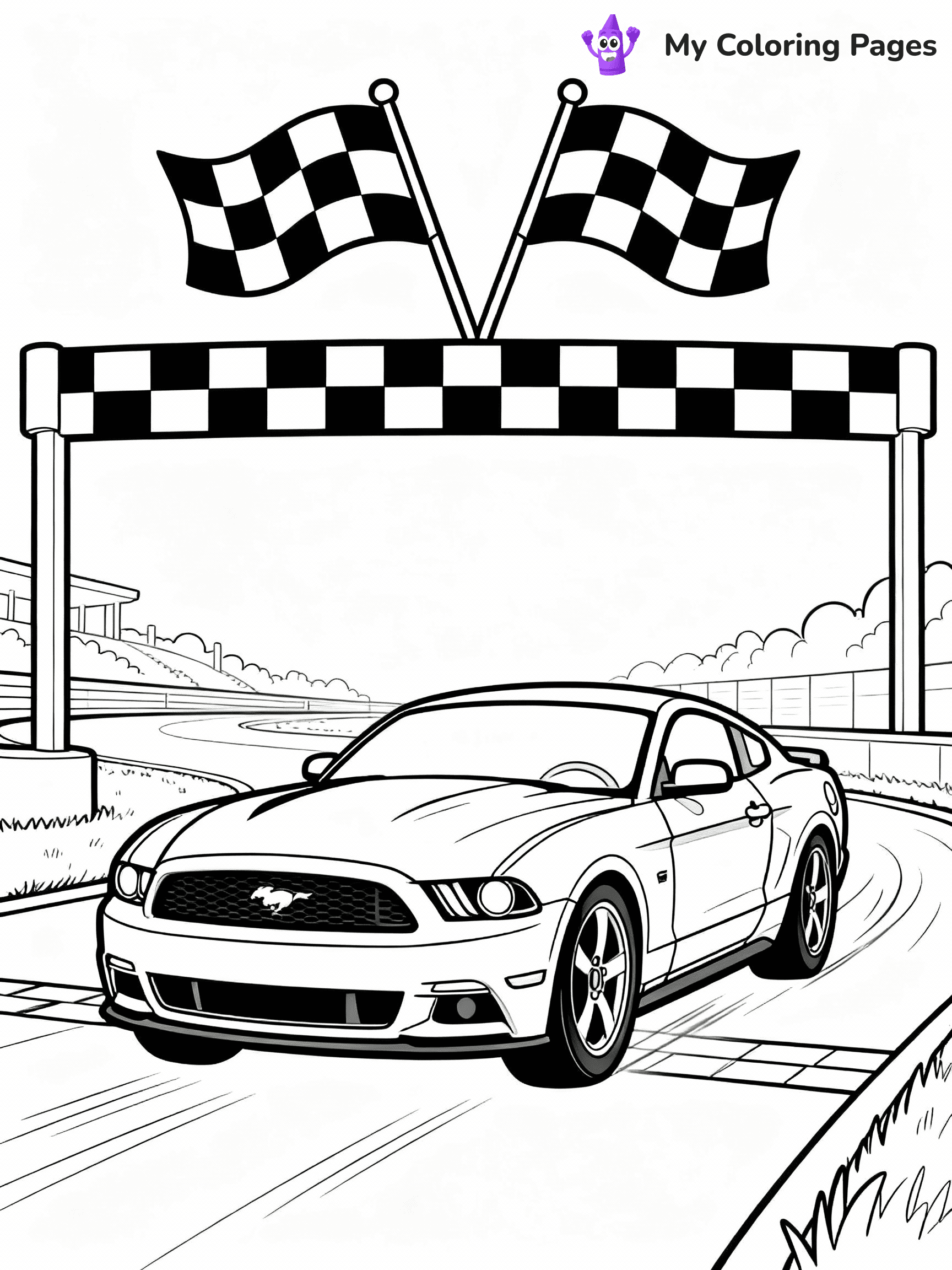Mustang Coloring Pages - 10