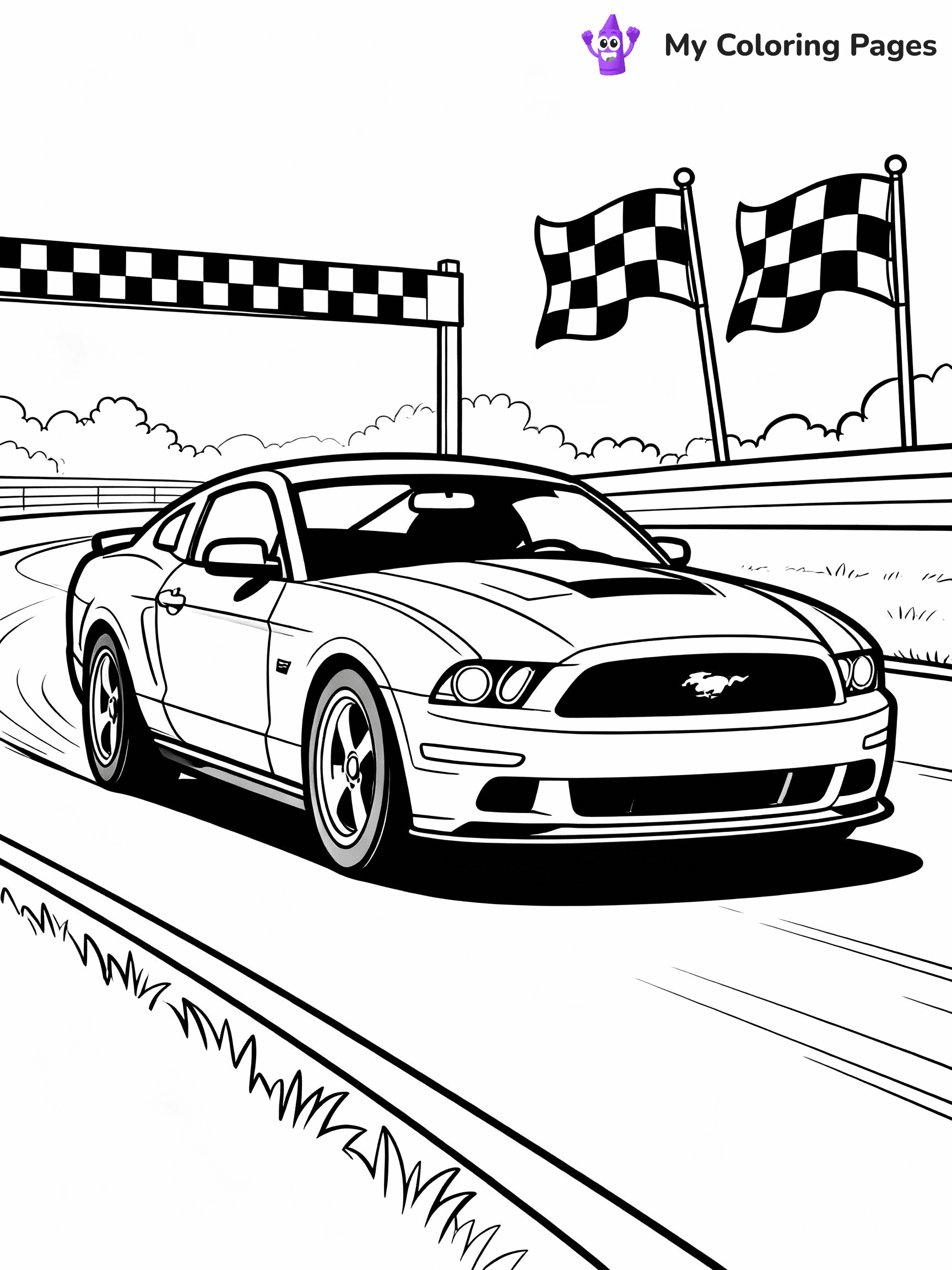 Mustang Coloring Pages - 9