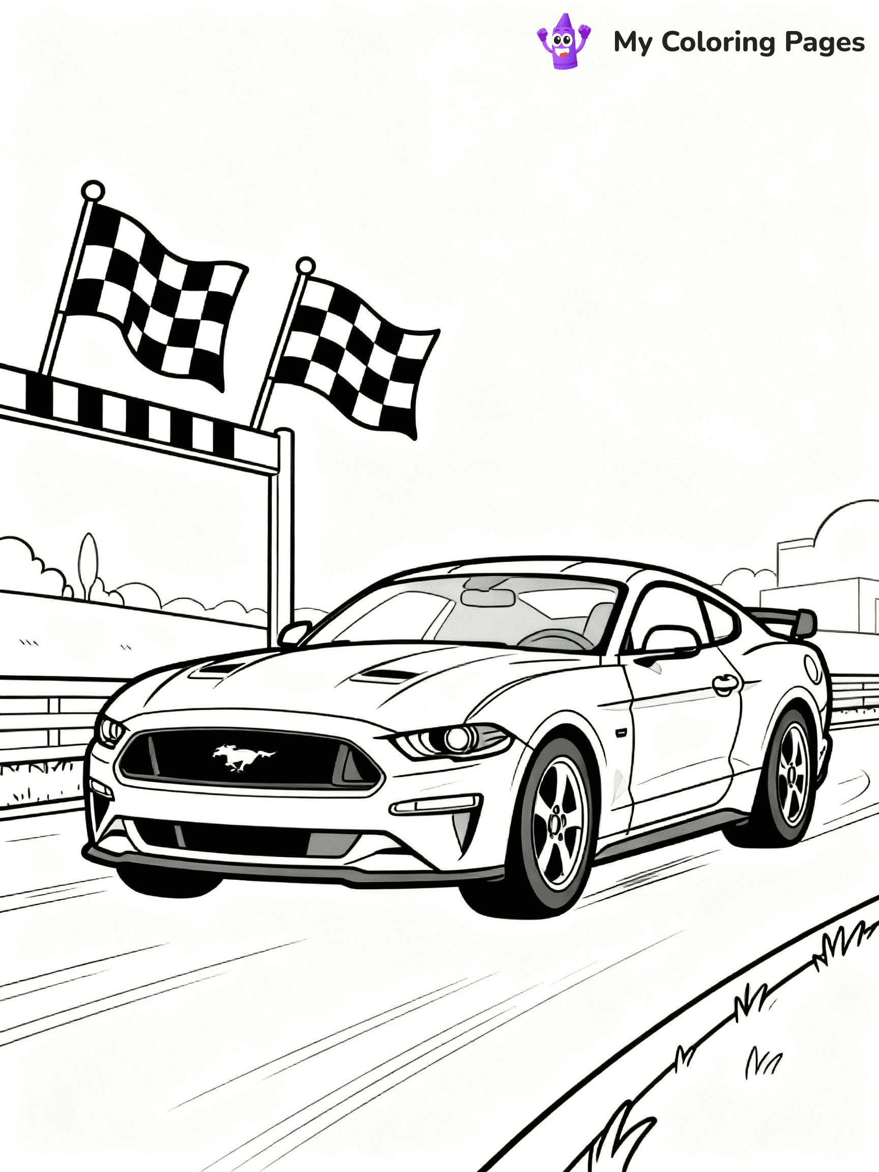 Mustang Coloring Pages - 8