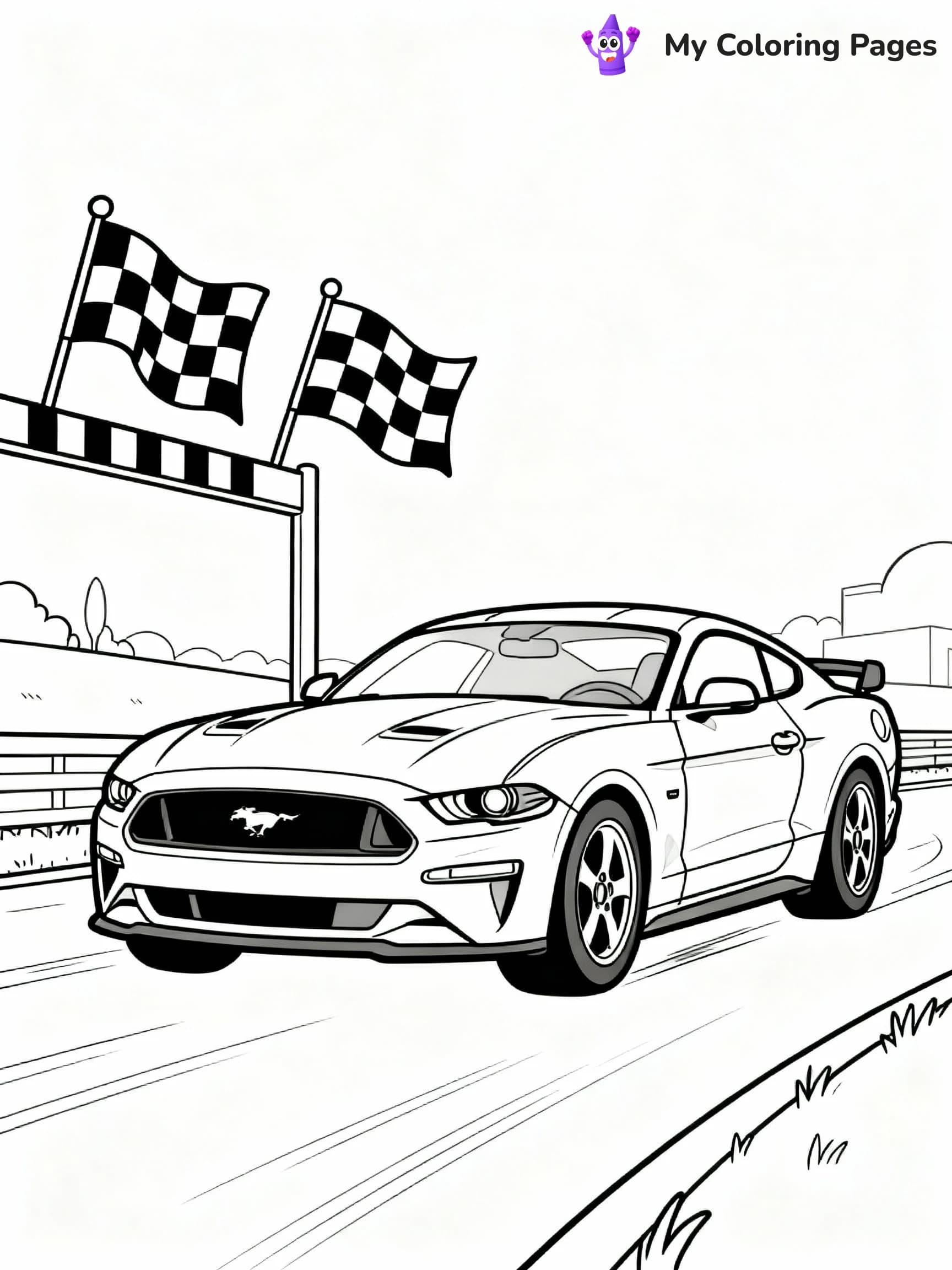 Mustang Coloring Pages - 8