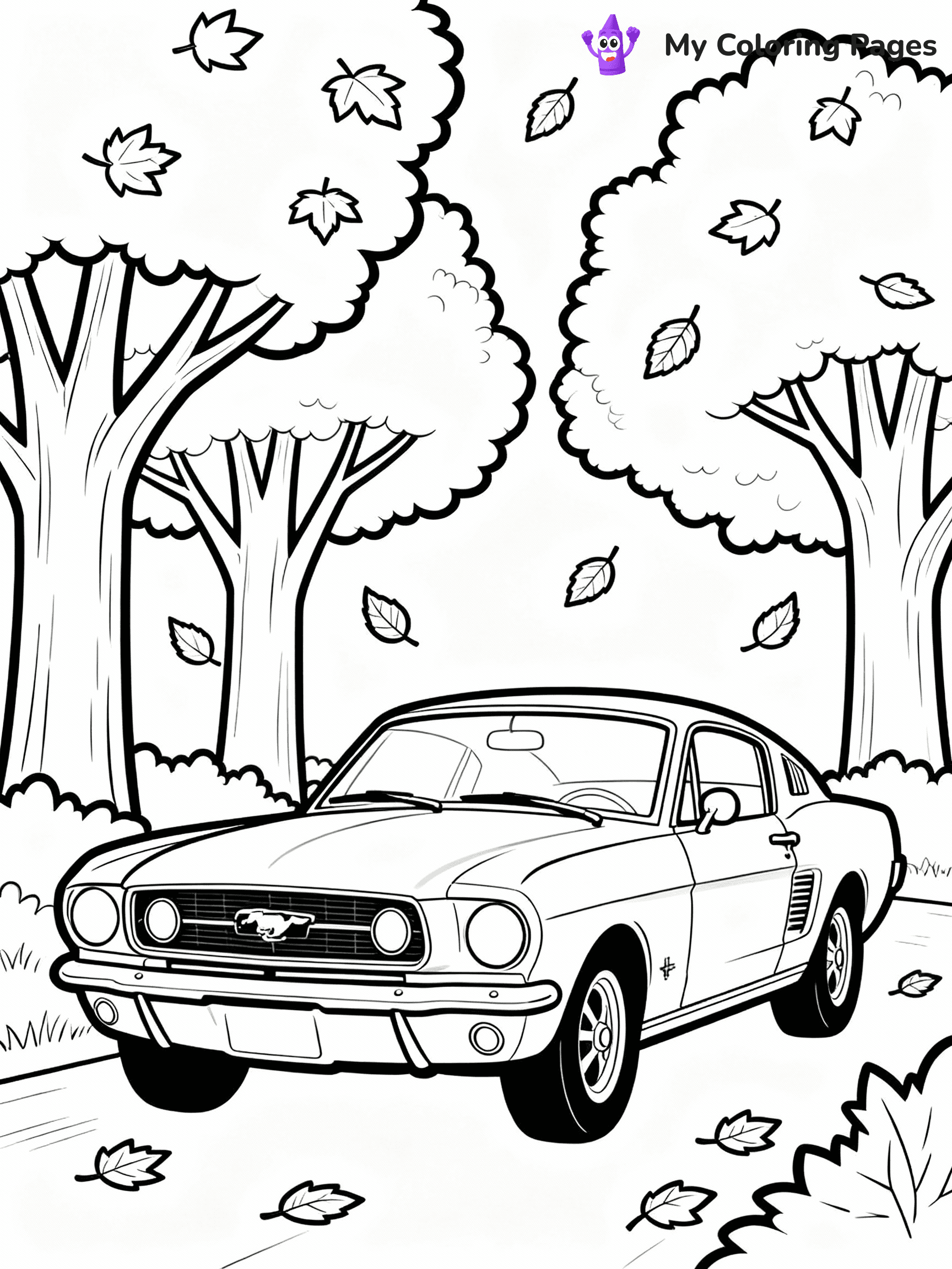 Mustang Coloring Pages - 7