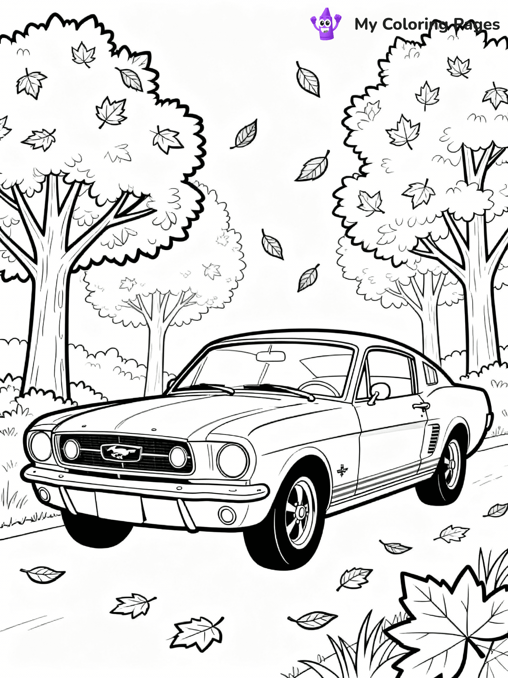 Mustang Coloring Pages - 6