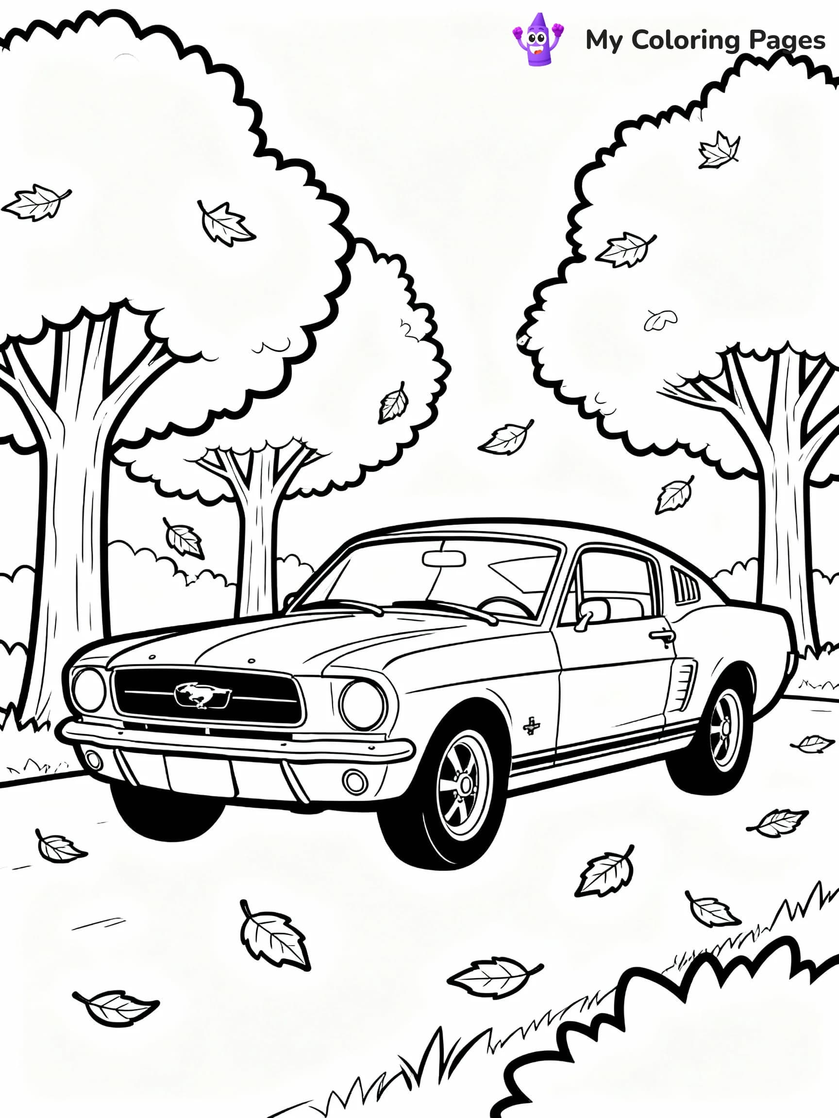 Mustang Coloring Pages - 5
