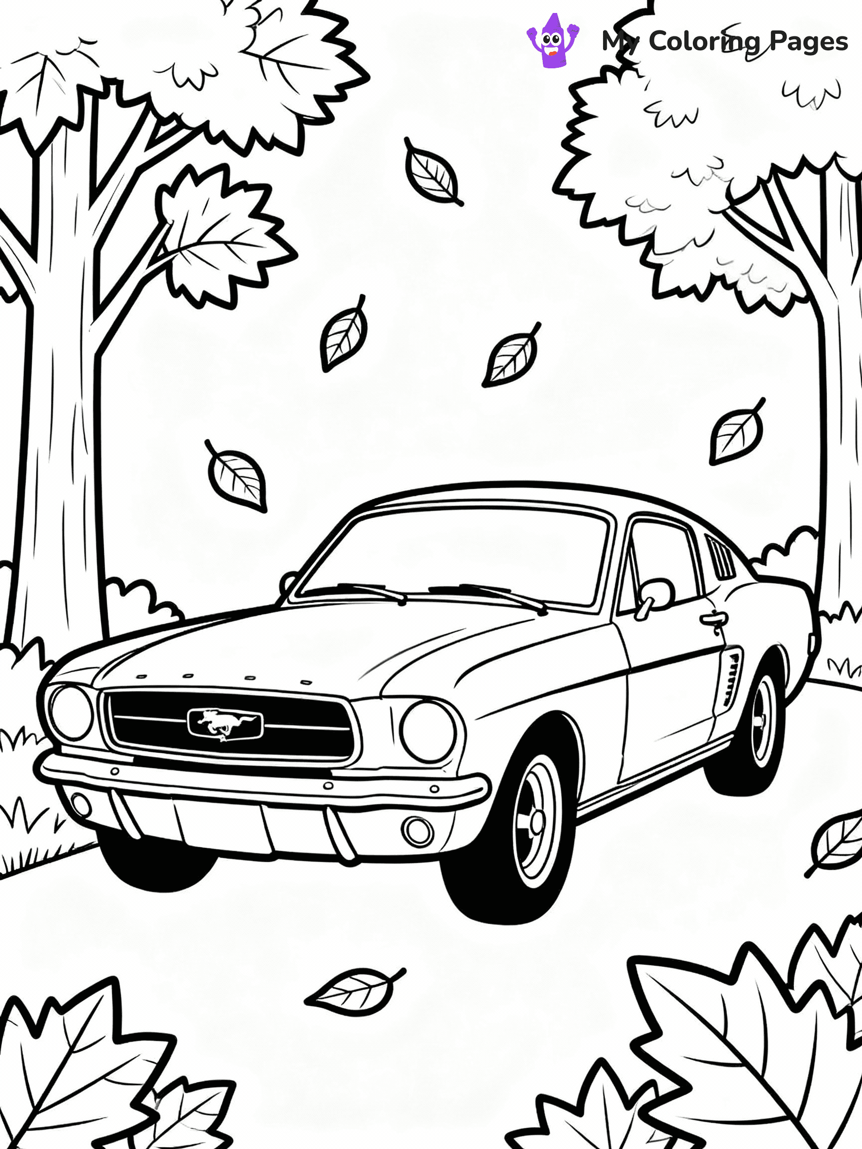 Mustang Coloring Pages - 3