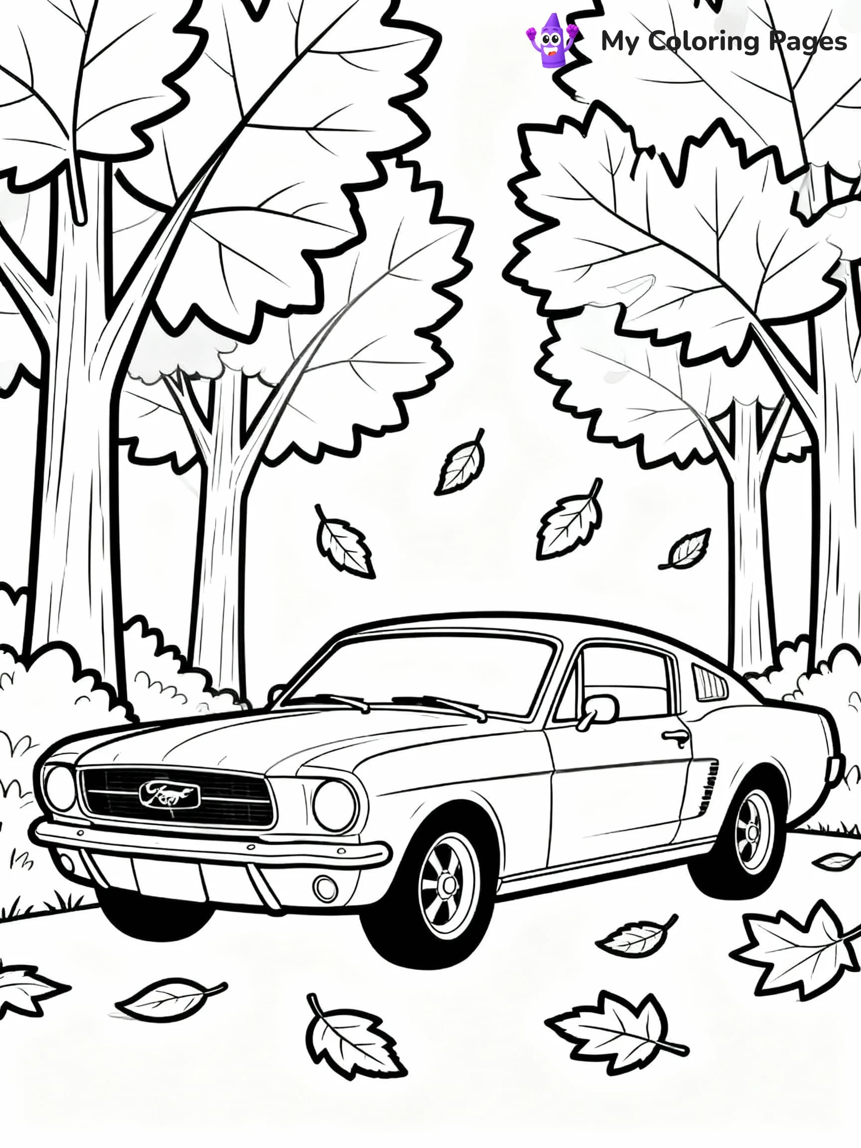 Mustang Coloring Pages - 2