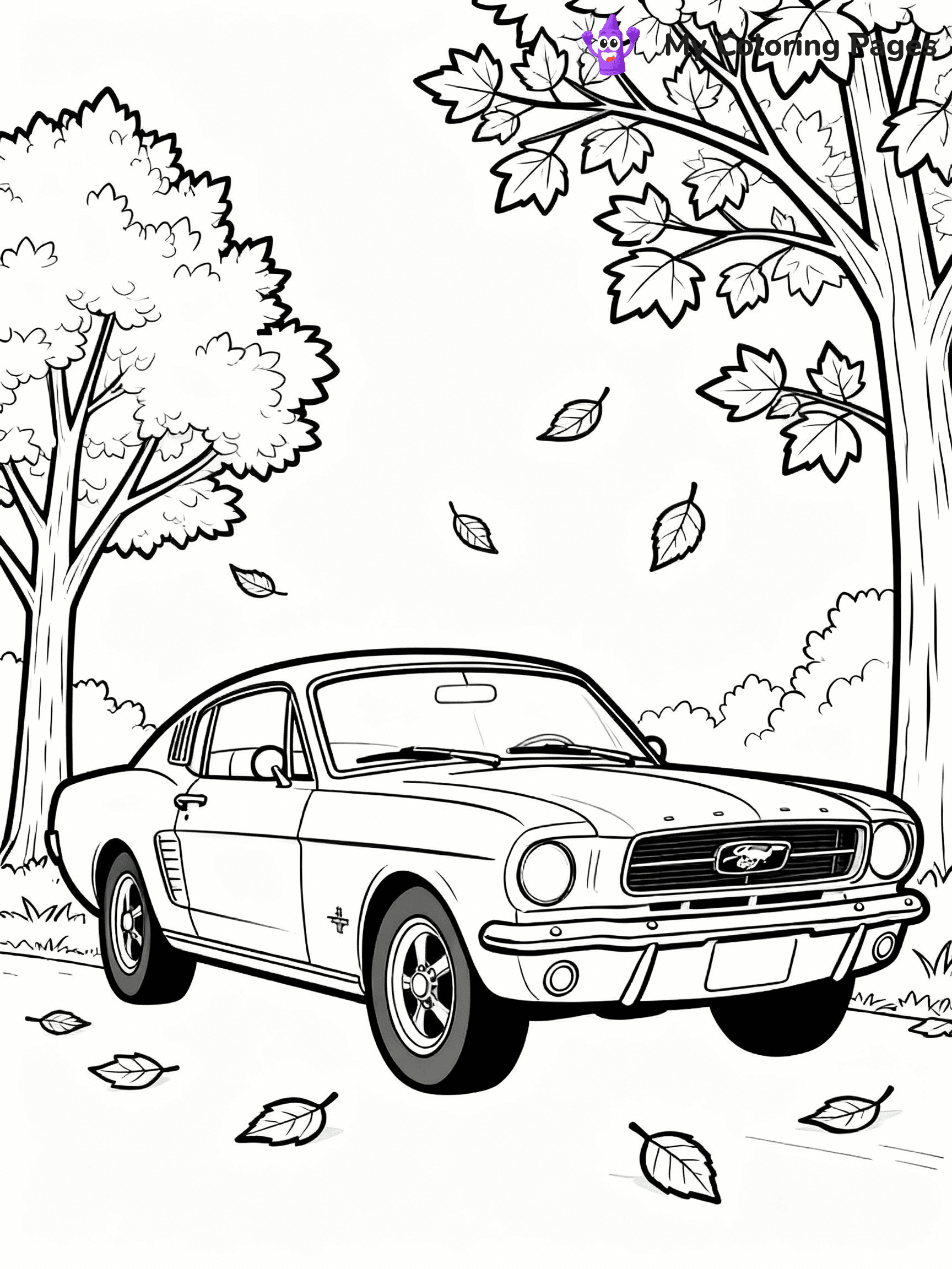 Mustang Coloring Pages - 1