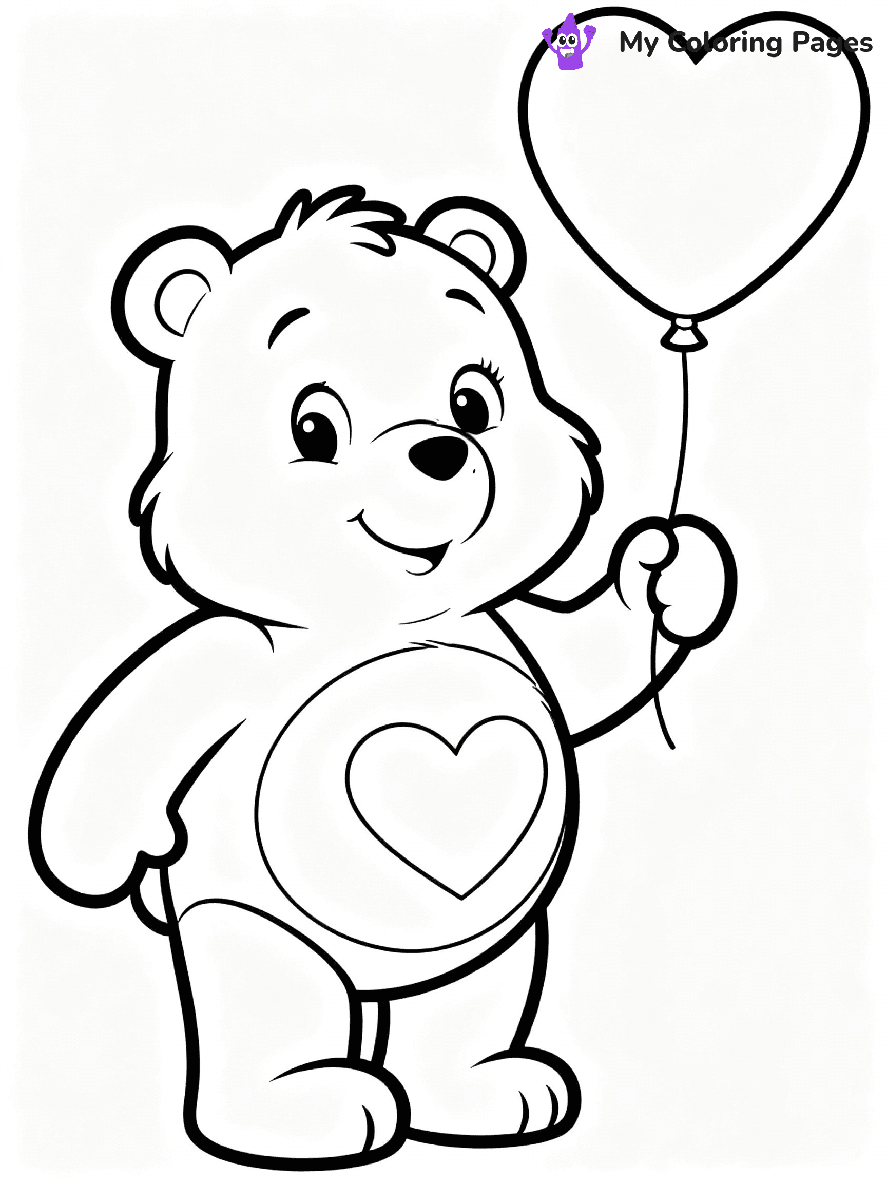 Care Bear Coloring Pages - 39