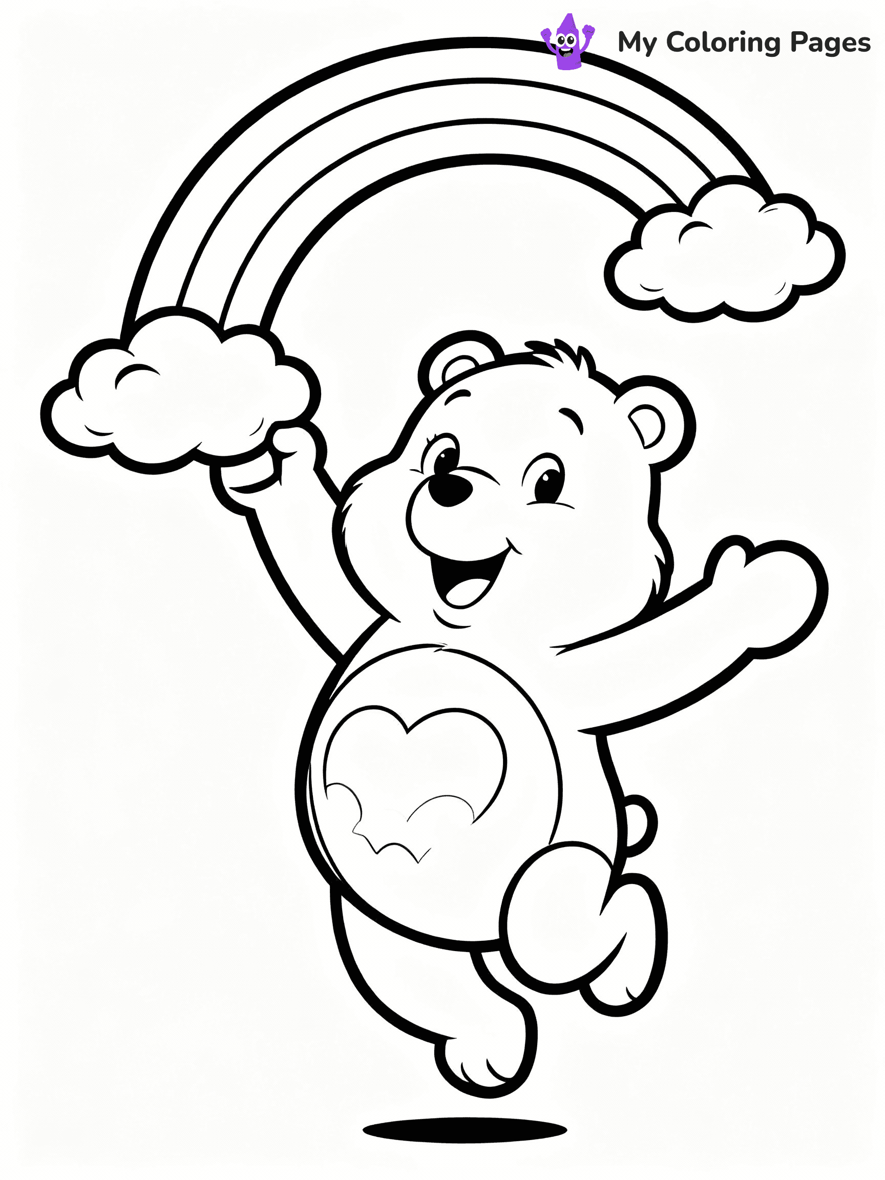 Care Bear Coloring Pages - 27