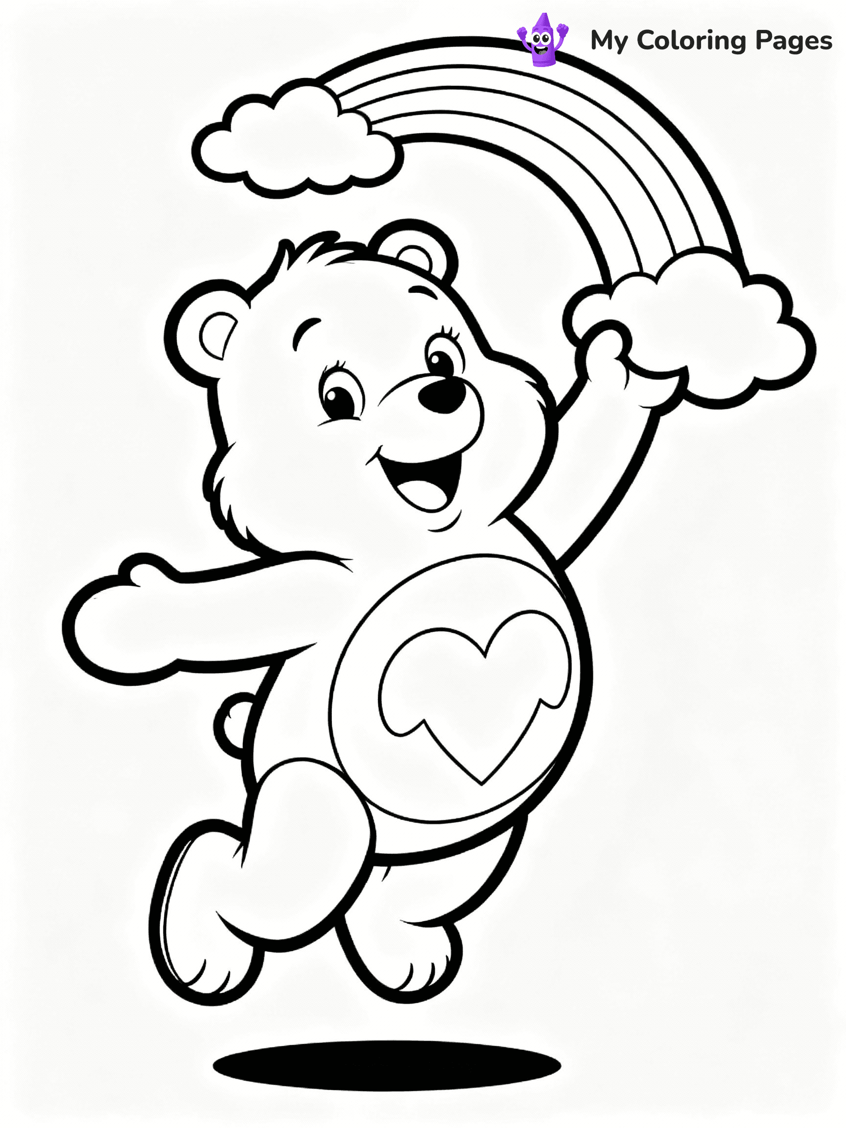 Care Bear Coloring Pages - 26