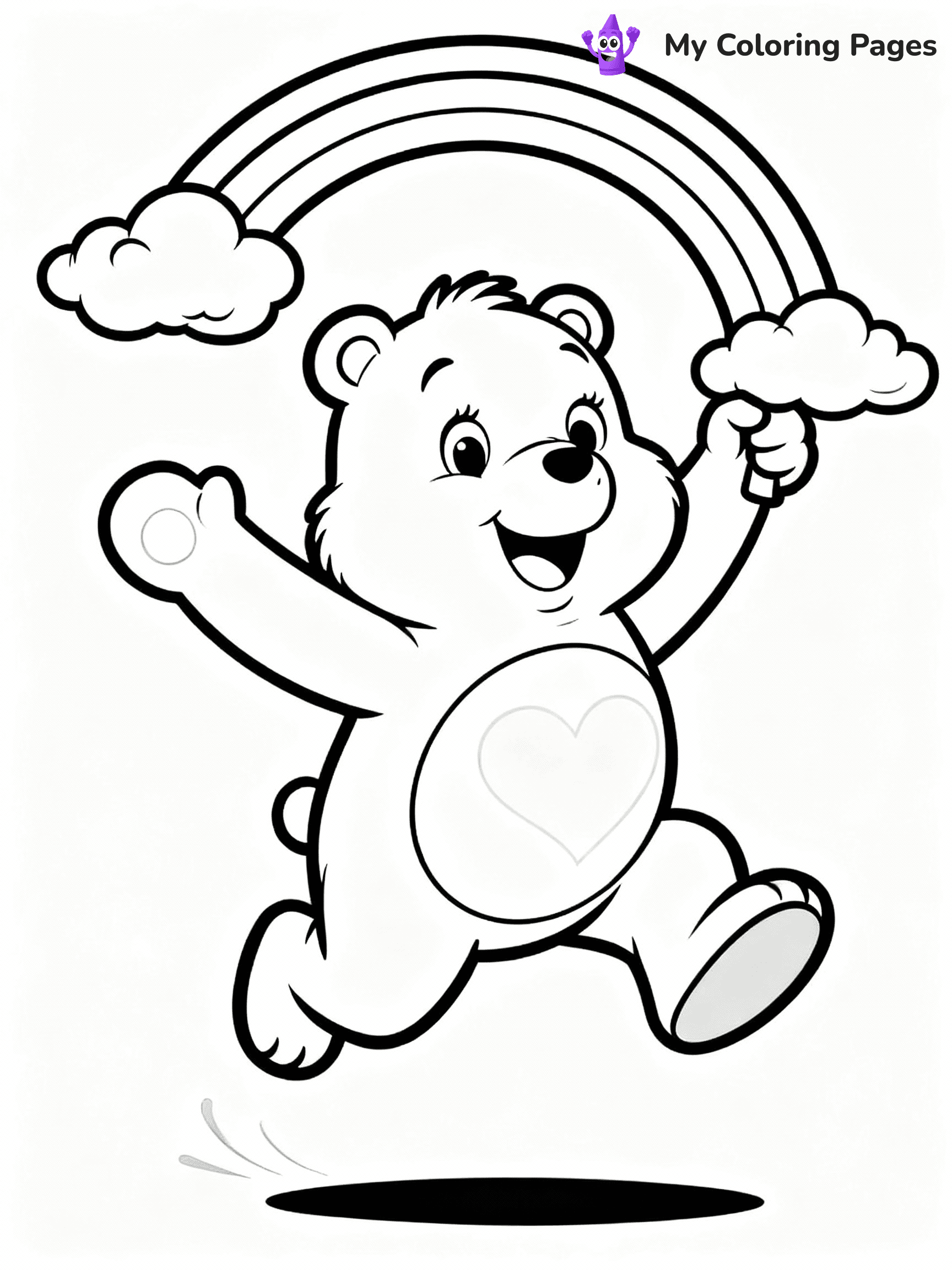 Care Bear Coloring Pages - 25
