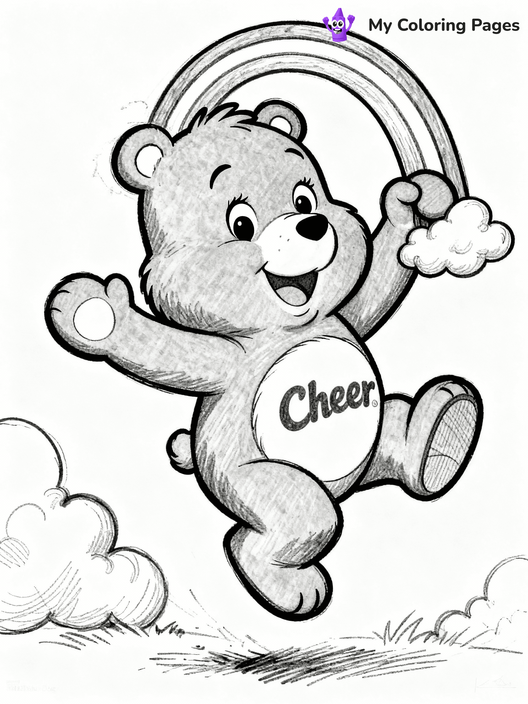 Care Bear Coloring Pages - 21
