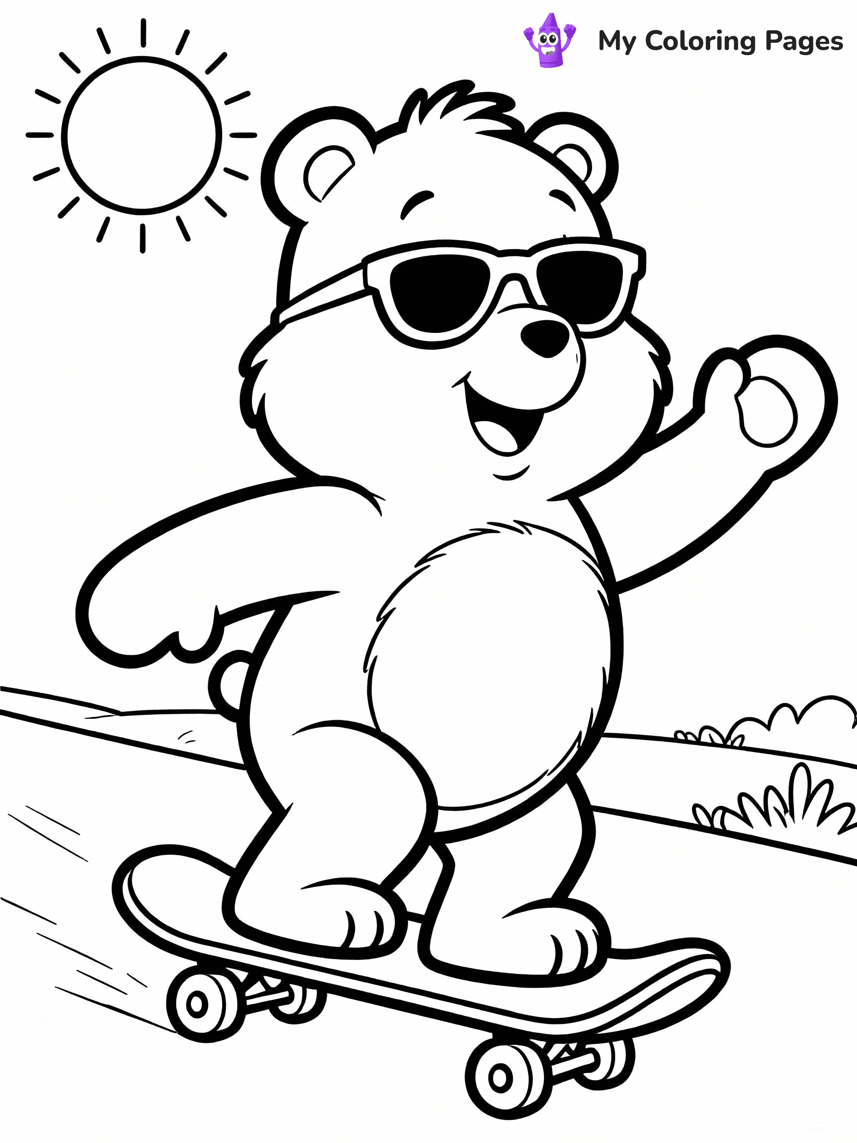 Care Bear Coloring Pages - 20