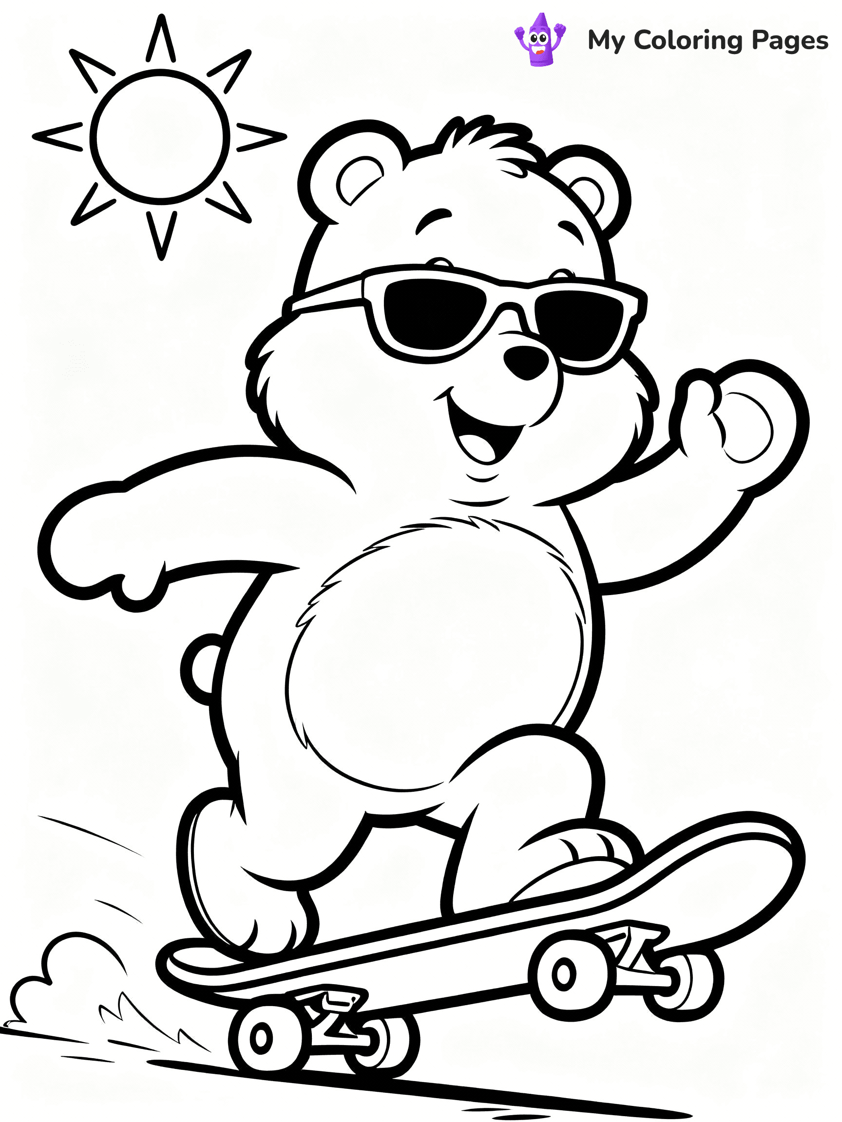 Care Bear Coloring Pages - 18