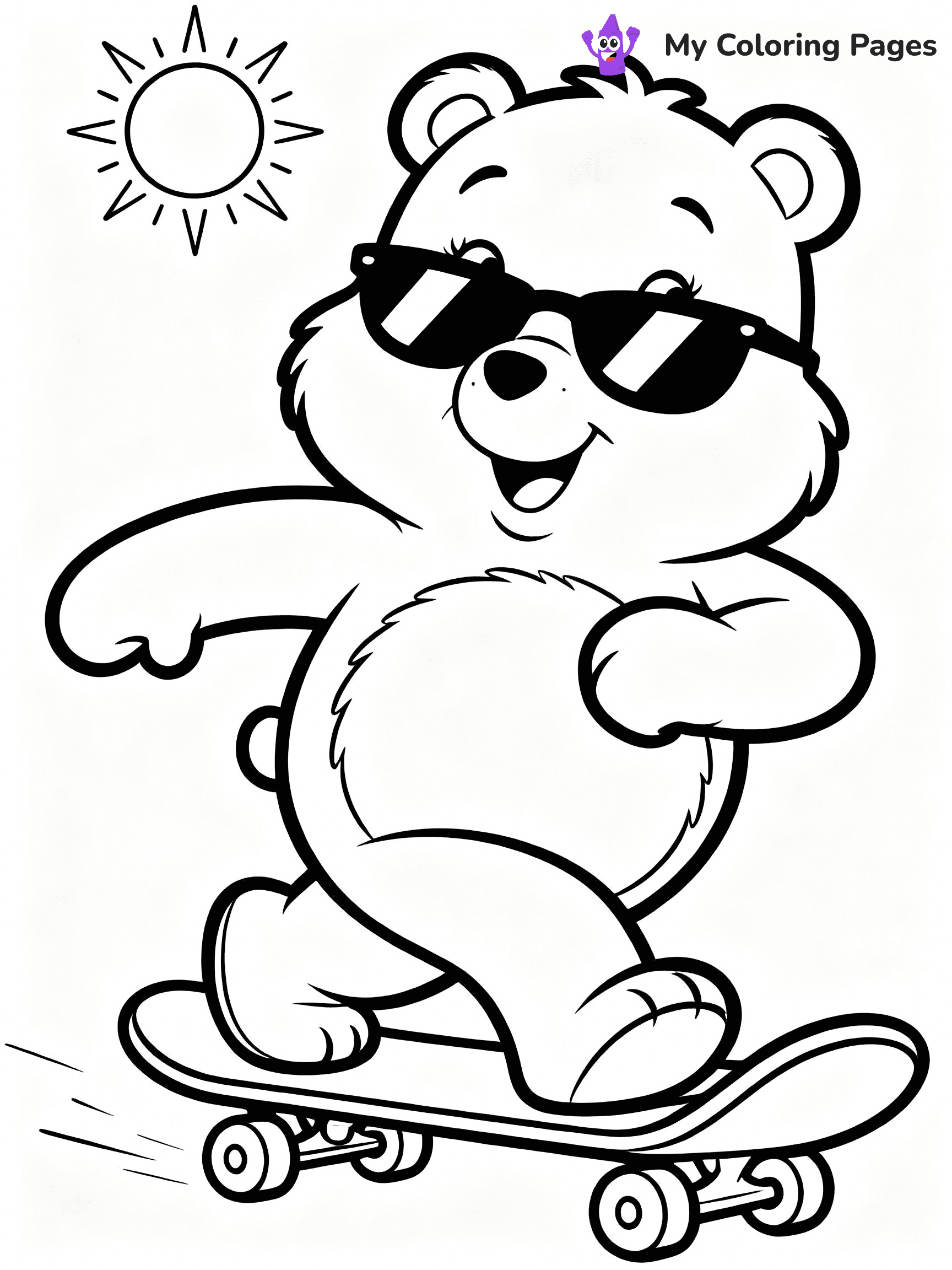 Care Bear Coloring Pages - 17