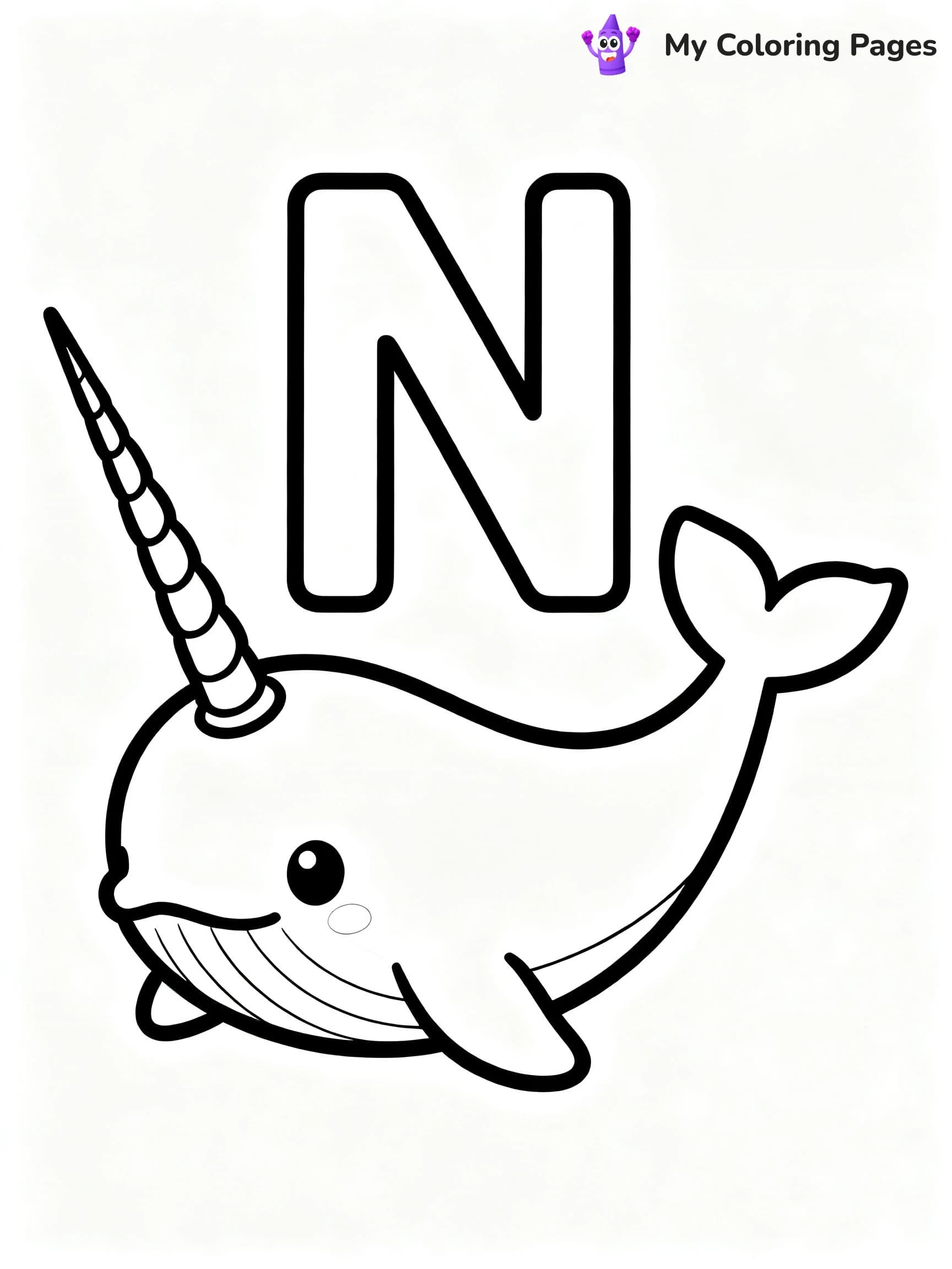 Letter N Coloring Pages - 20