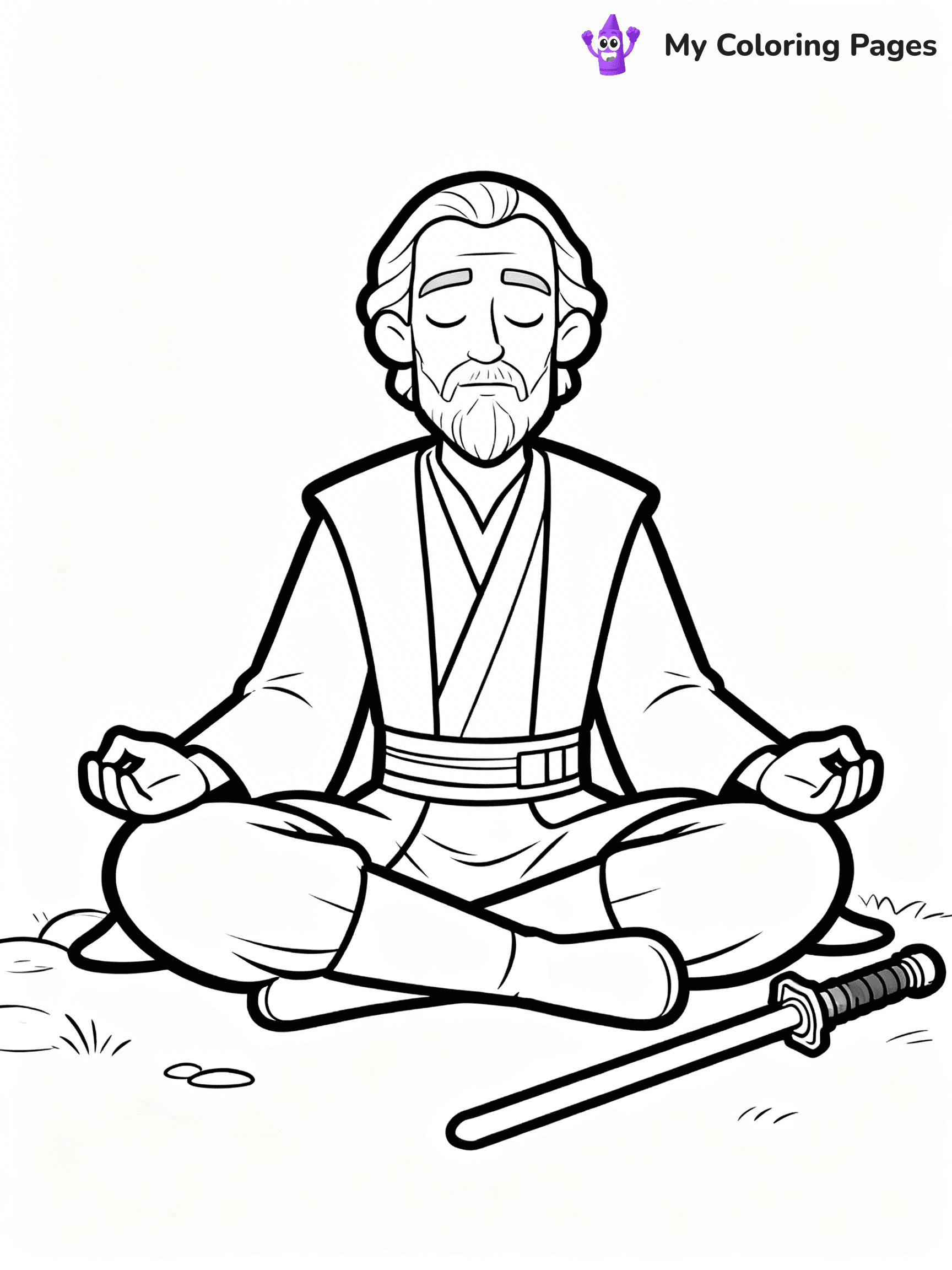 Obi-Wan Kenobi Coloring Pages - 12