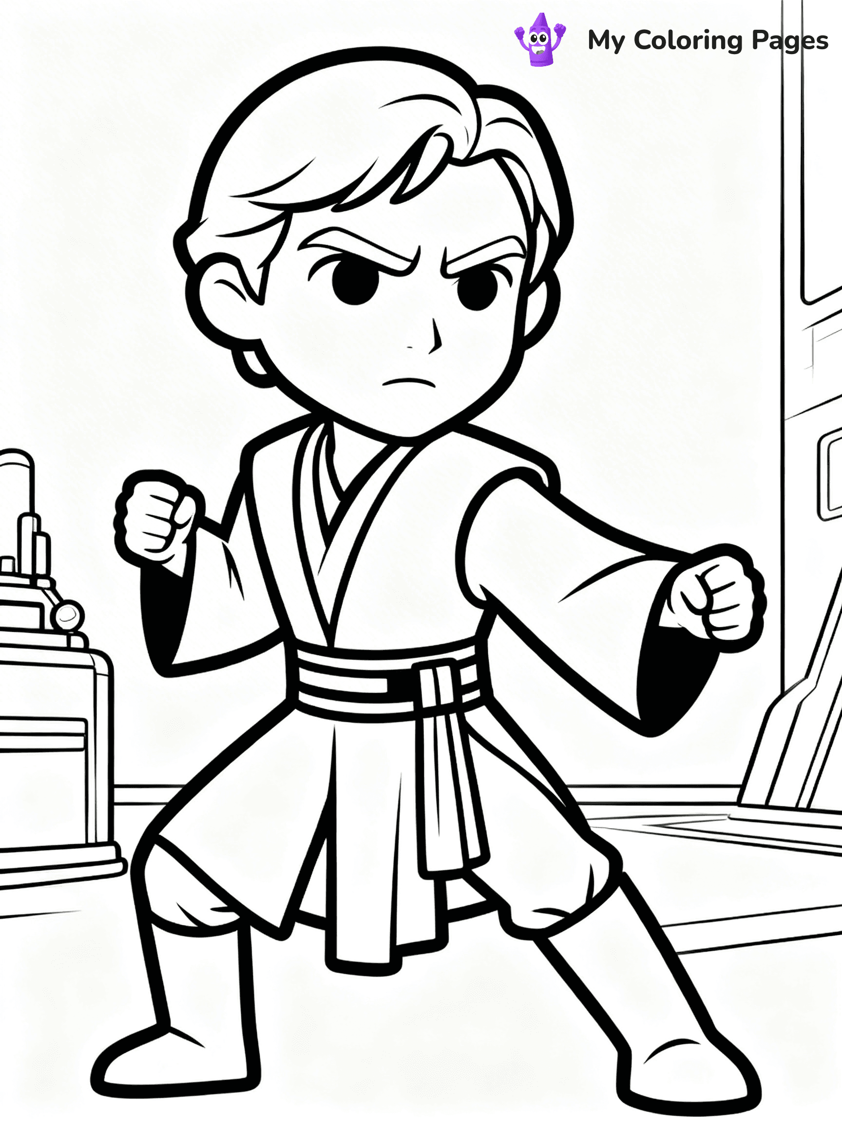 Obi-Wan Kenobi Coloring Pages - 7