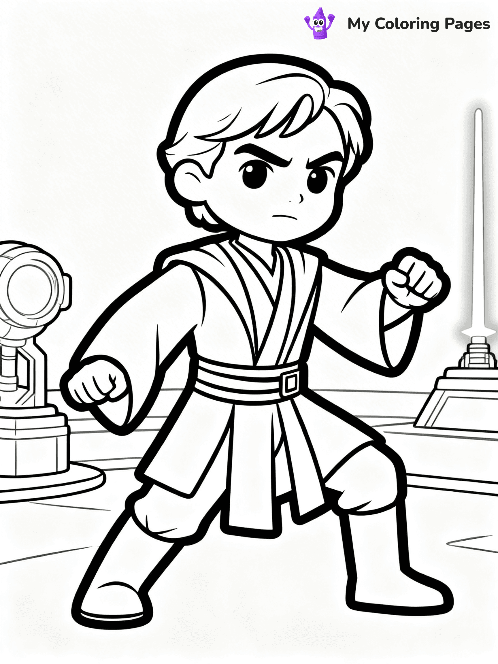 Obi-Wan Kenobi Coloring Pages - 3