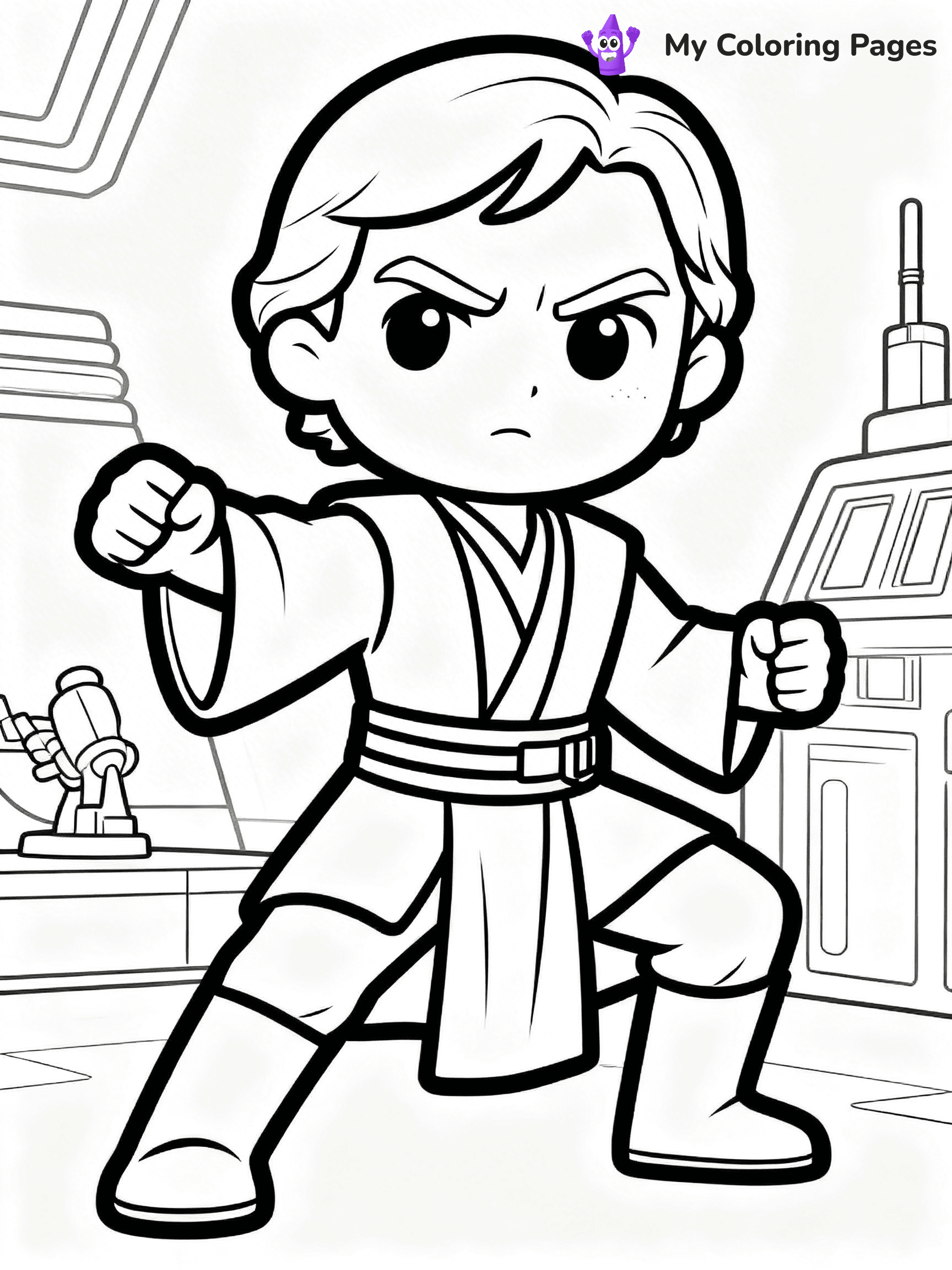 Obi-Wan Kenobi Coloring Pages - 2