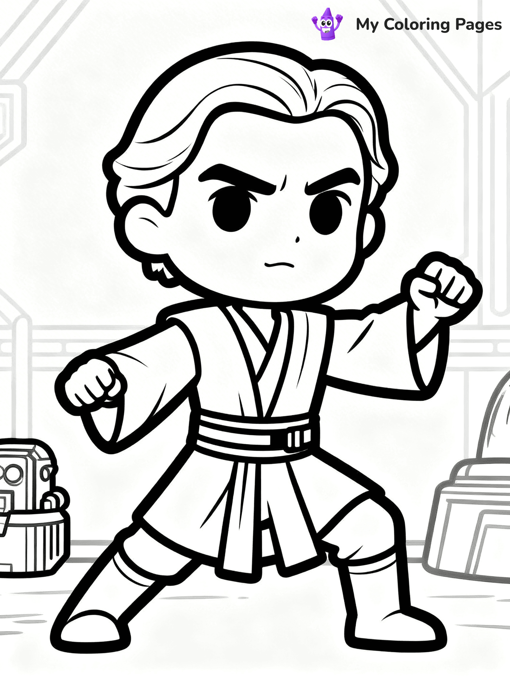 Obi-Wan Kenobi Coloring Pages - 1