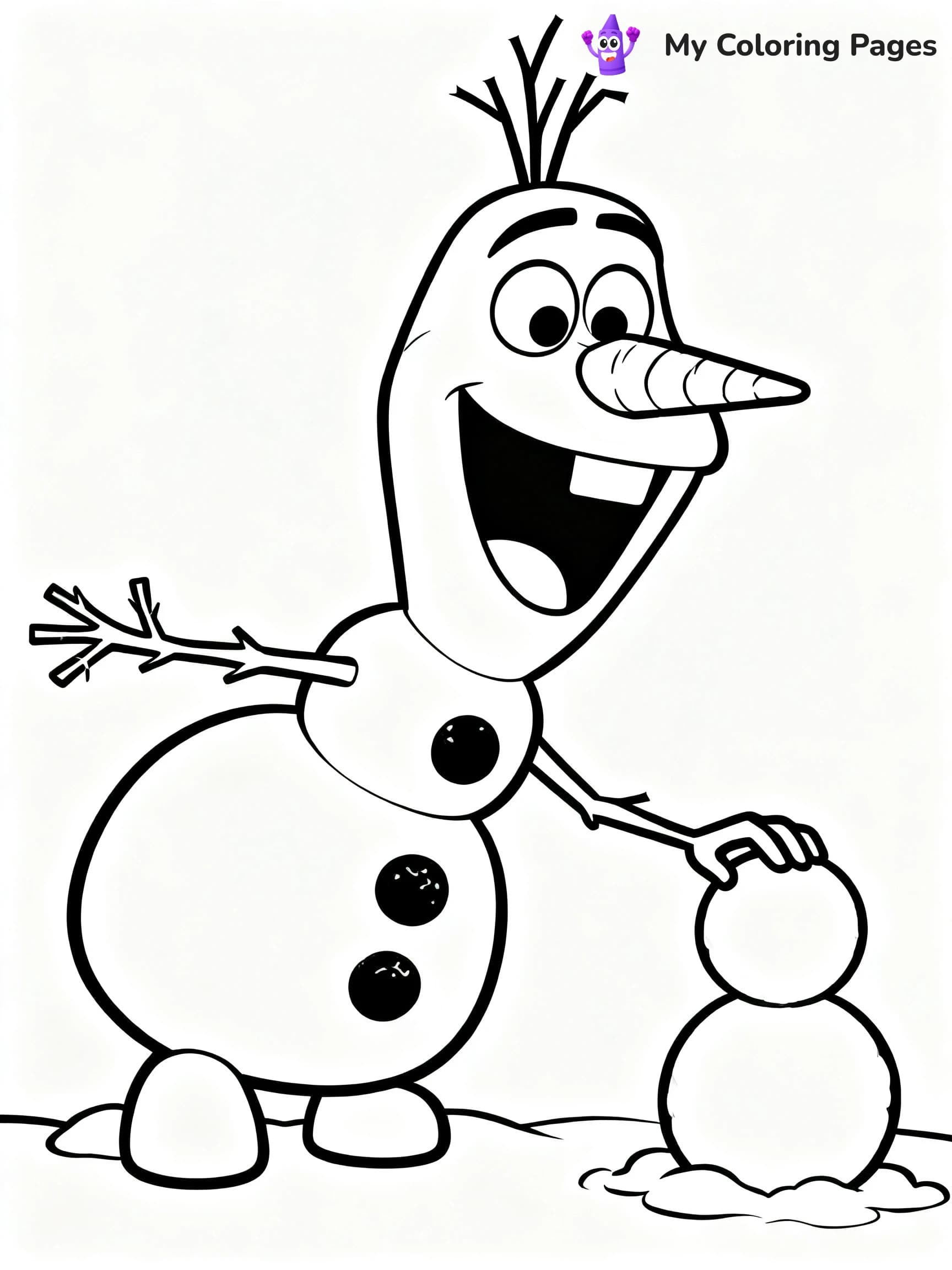 Frozen 2 Coloring Pages Elsa Hair Down - 7