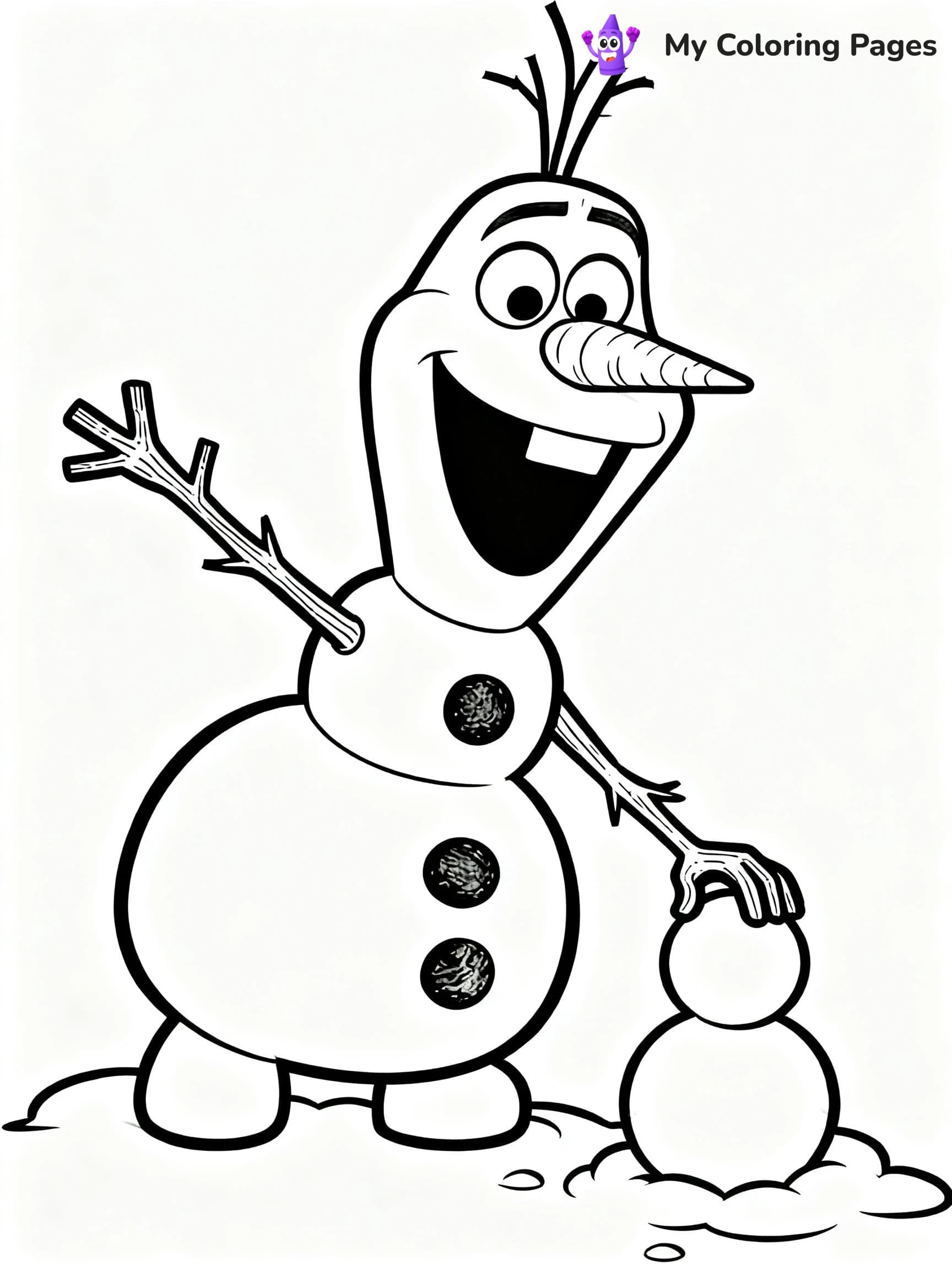 Frozen 2 Coloring Pages Elsa Hair Down - 2