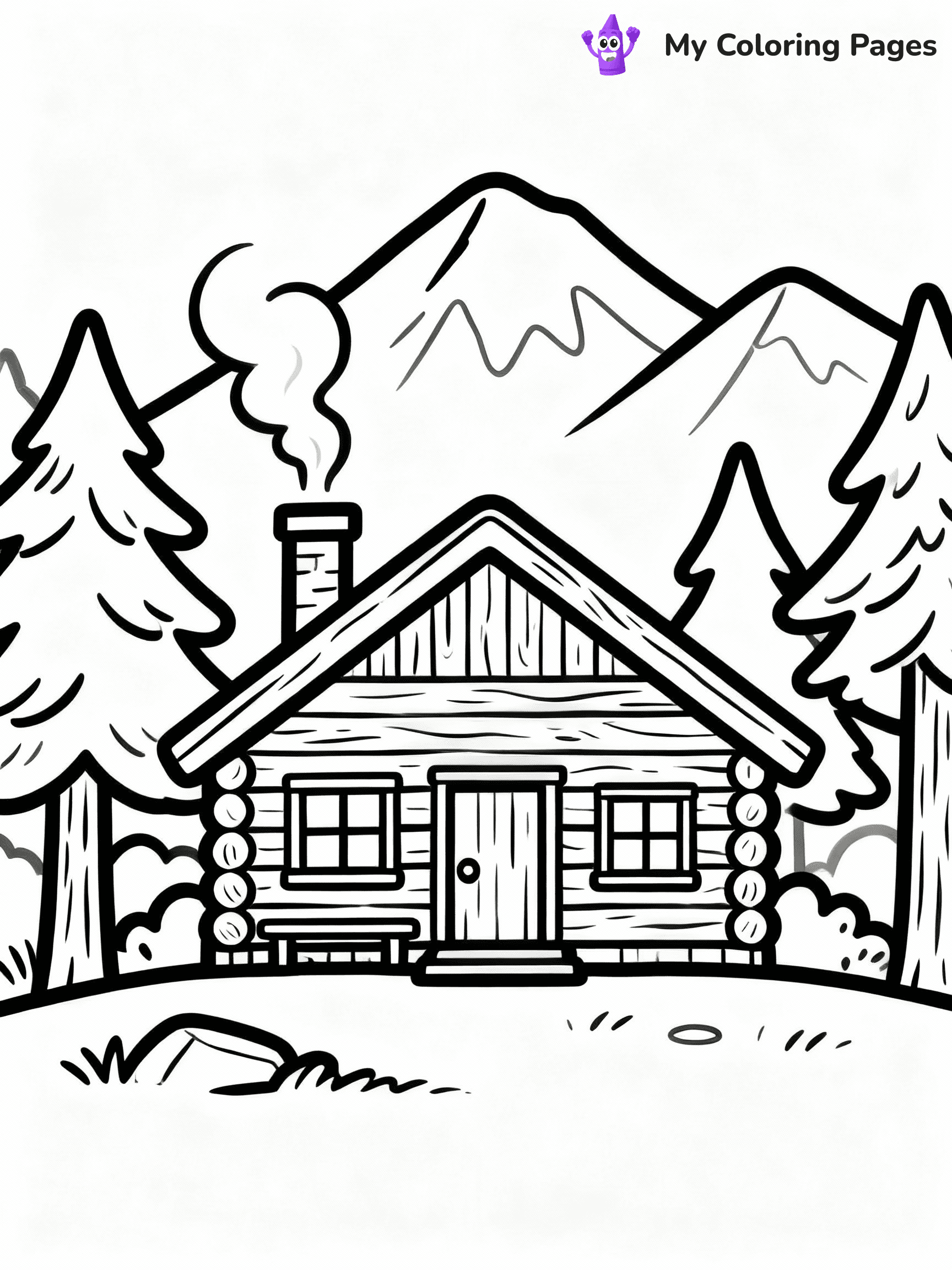 Mountain Coloring Pages - 23