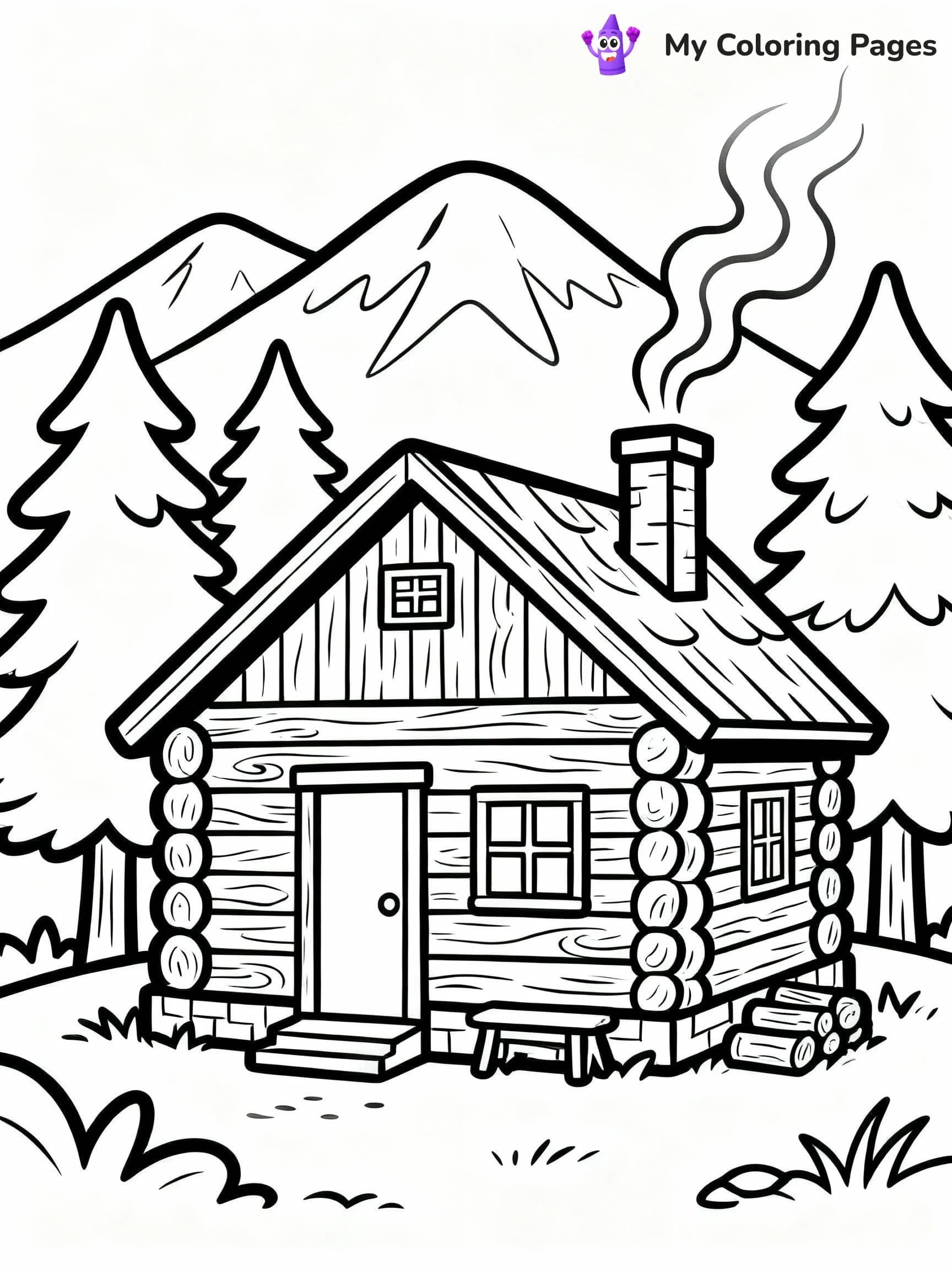 Mountain Coloring Pages - 20