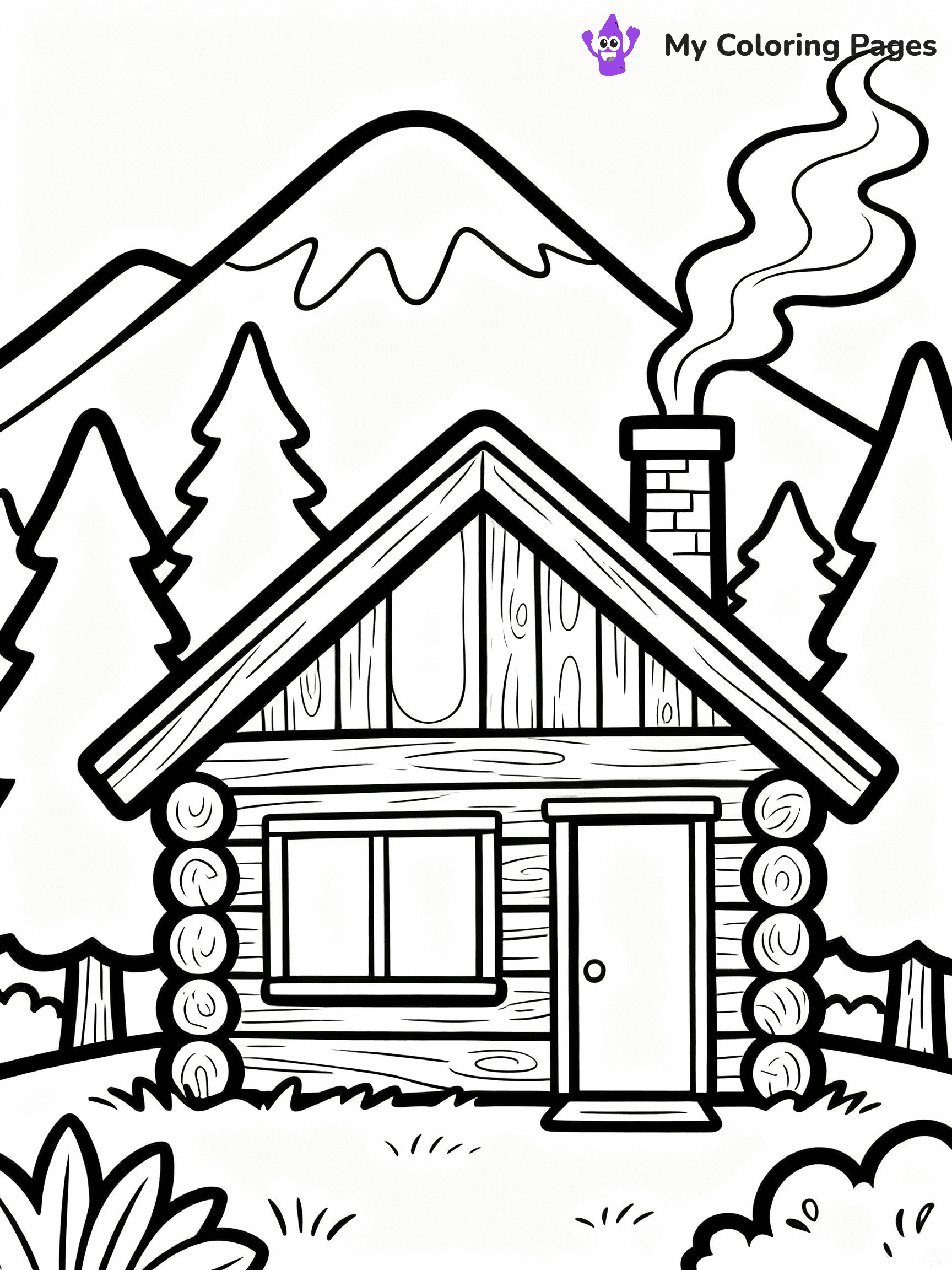 Mountain Coloring Pages - 18