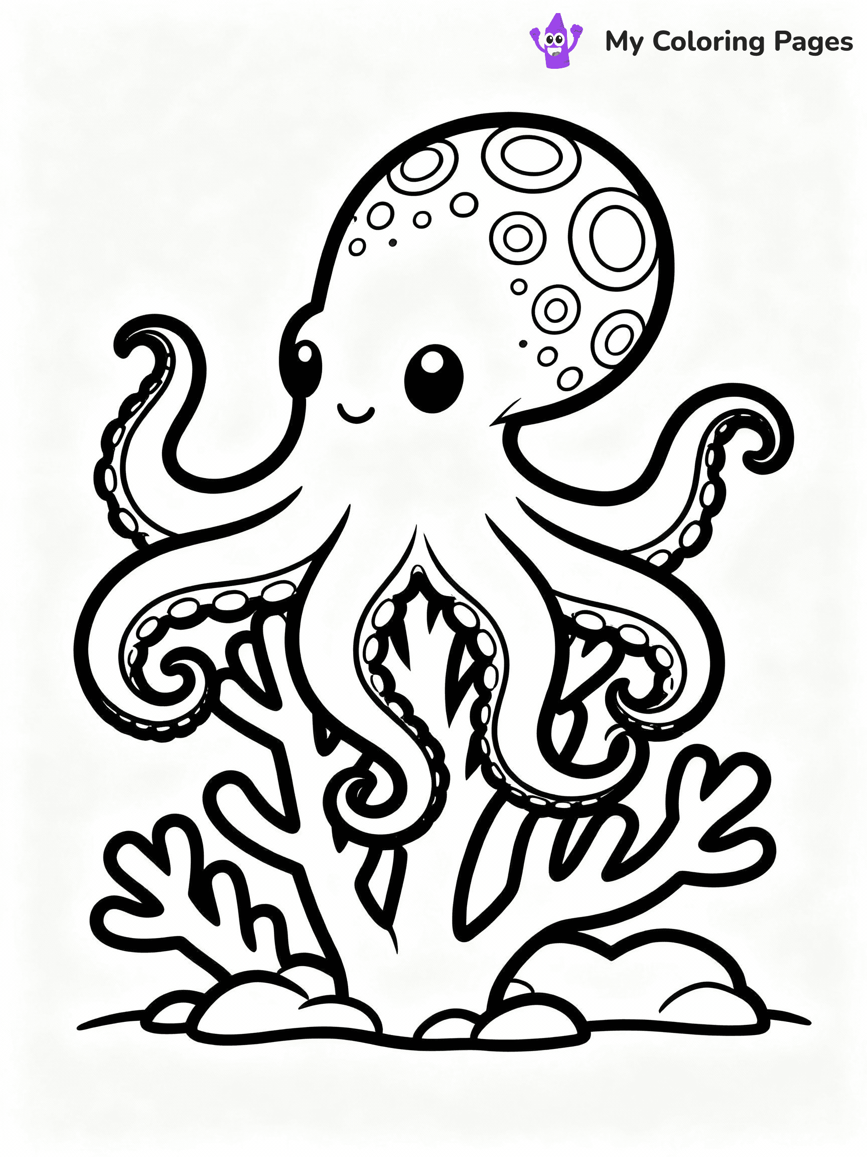 Octopus Coloring Pages - 39