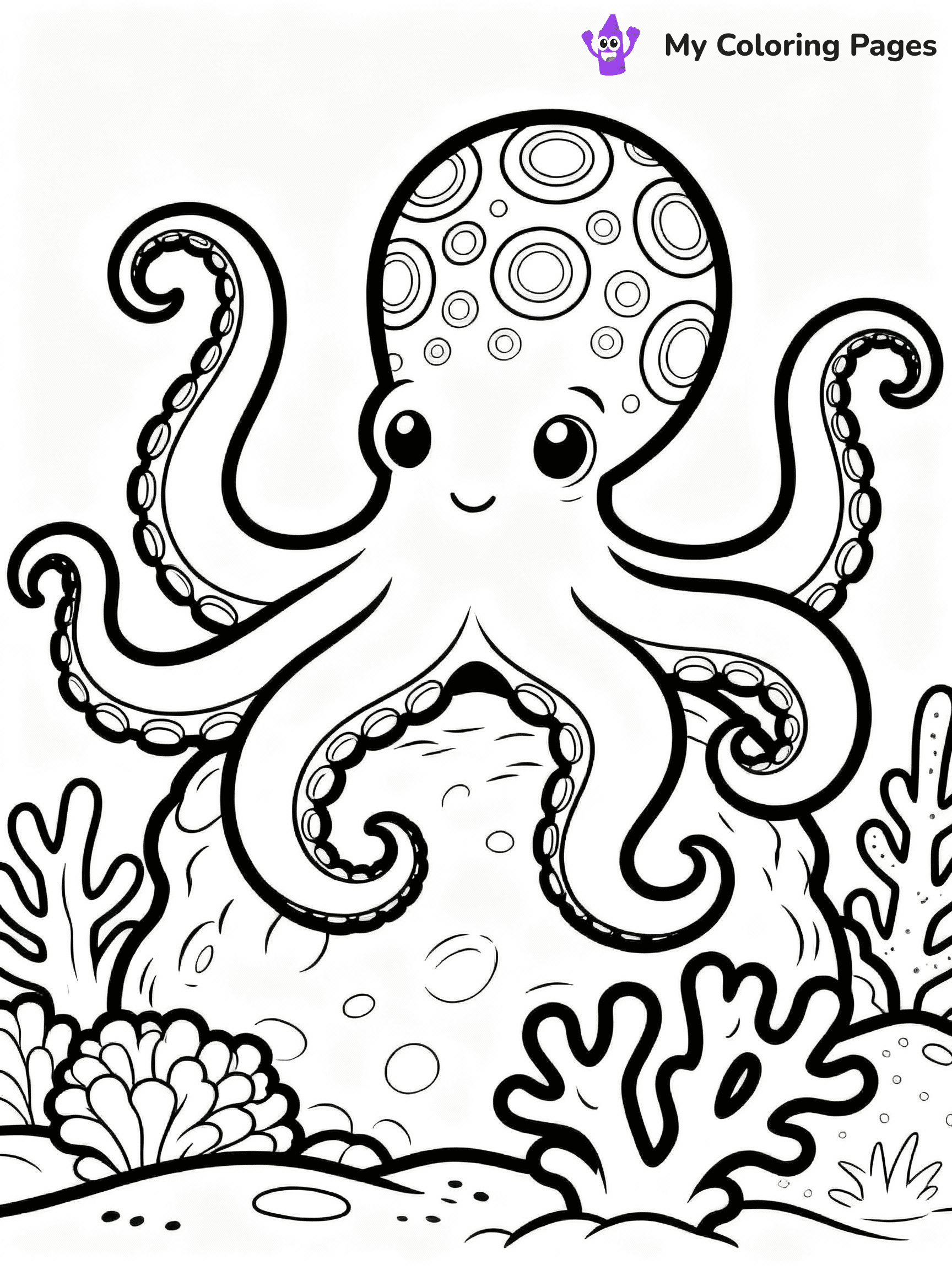 Octopus Coloring Pages - 36