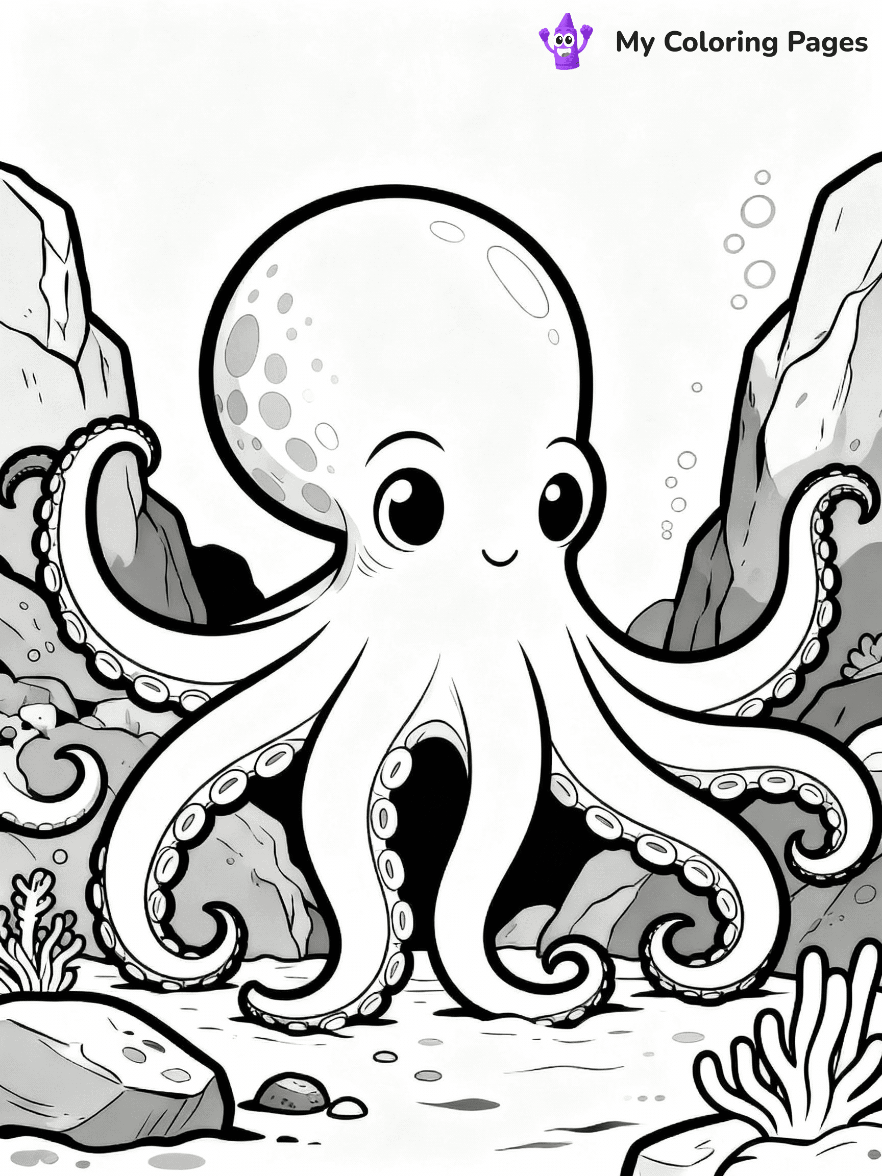 Octopus Coloring Pages - 31