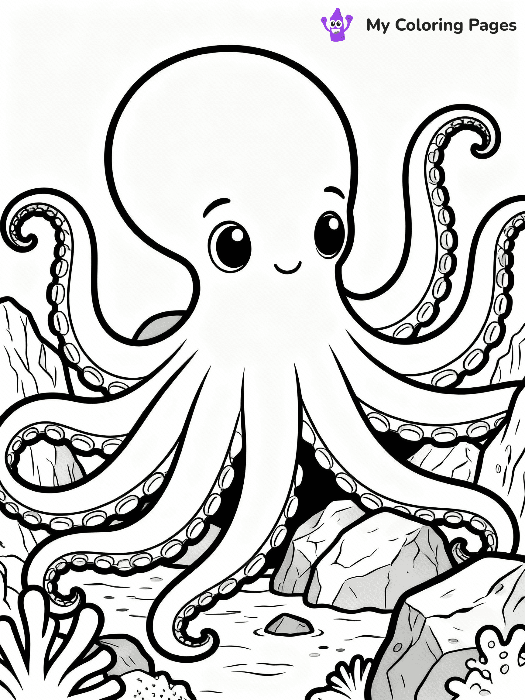 Octopus Coloring Pages - 30