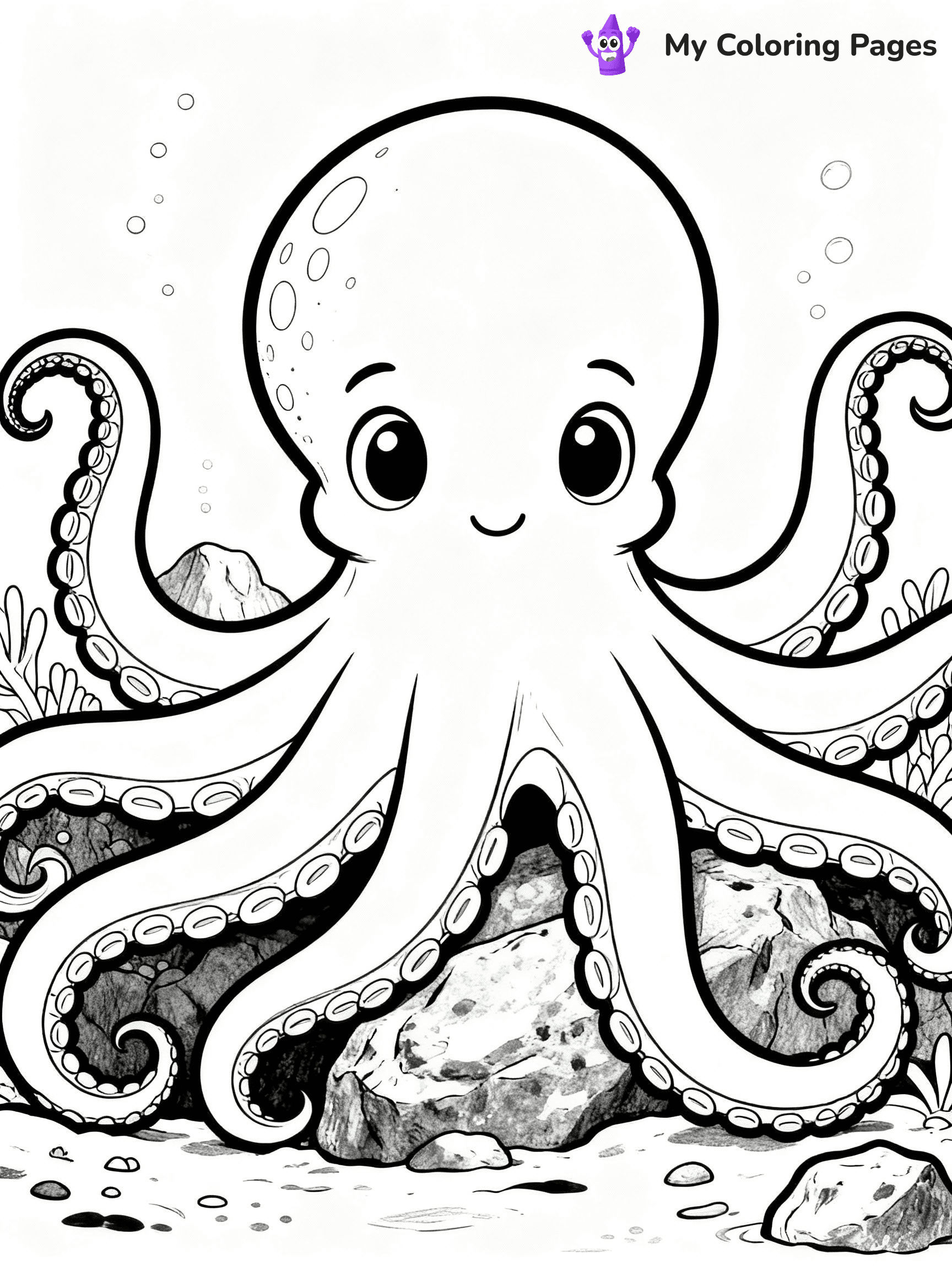 Octopus Coloring Pages - 29