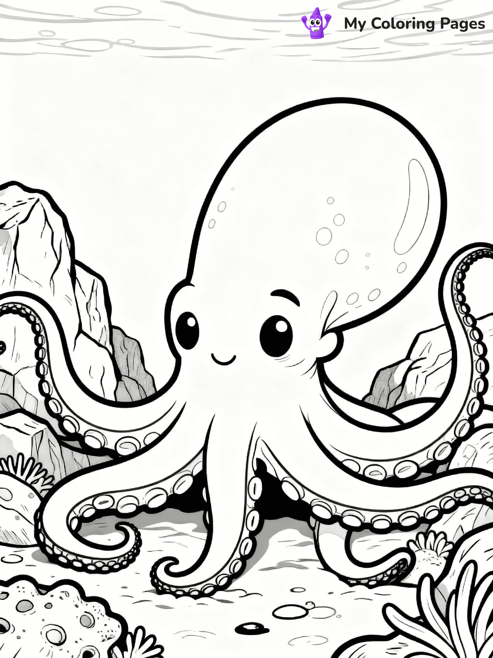 Octopus Coloring Pages - 24
