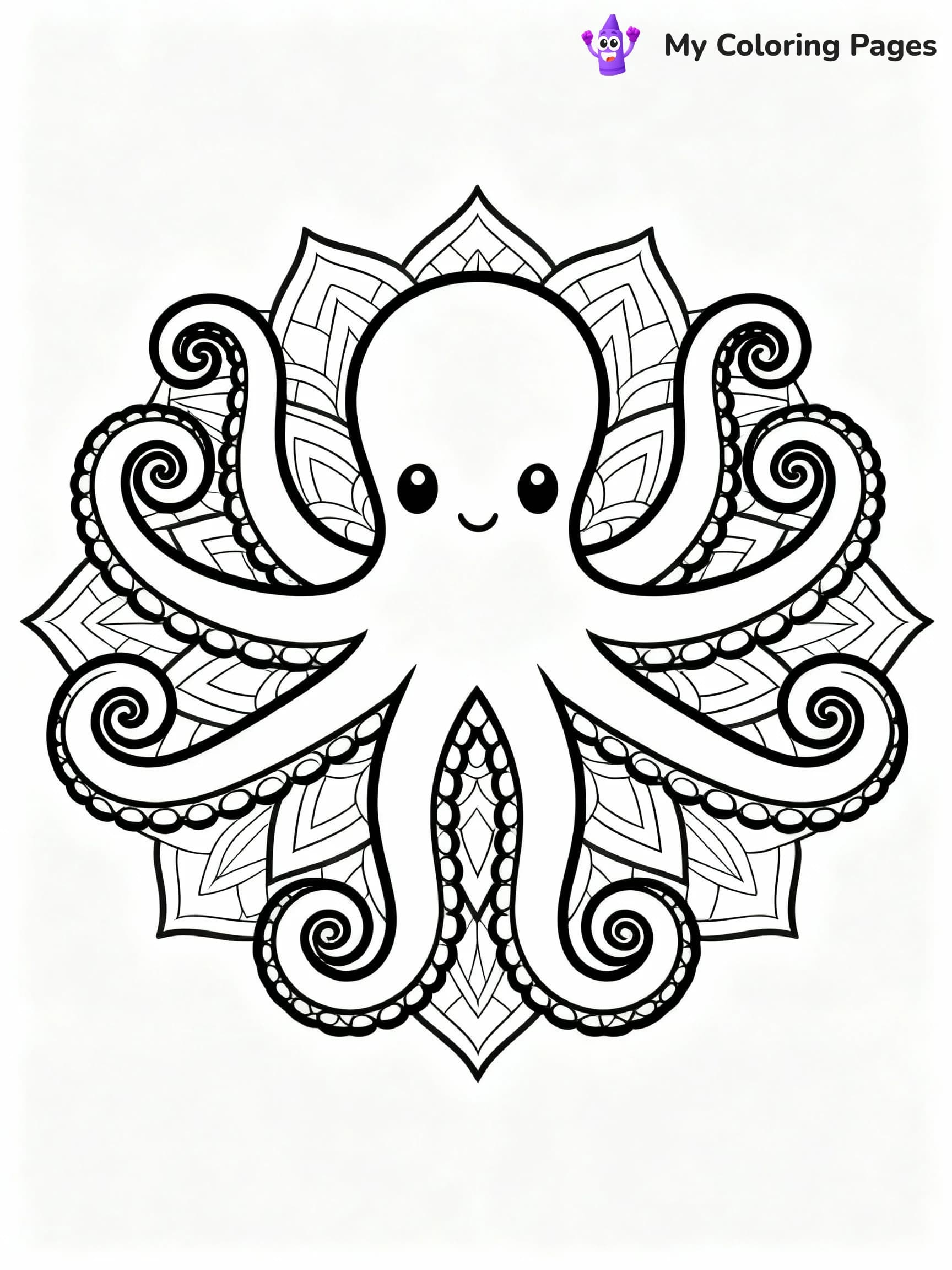 Octopus Coloring Pages - 20