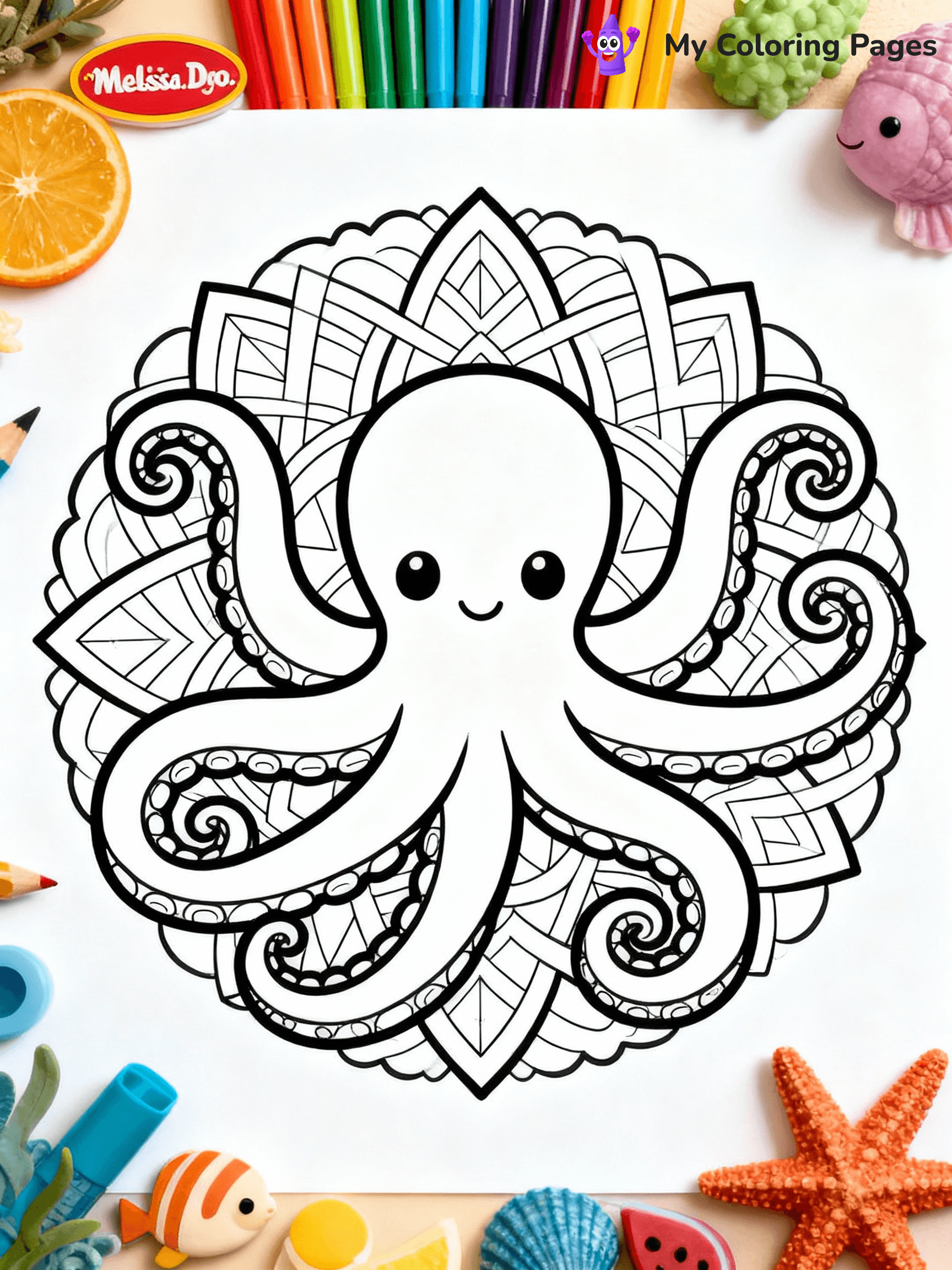Octopus Coloring Pages - 18