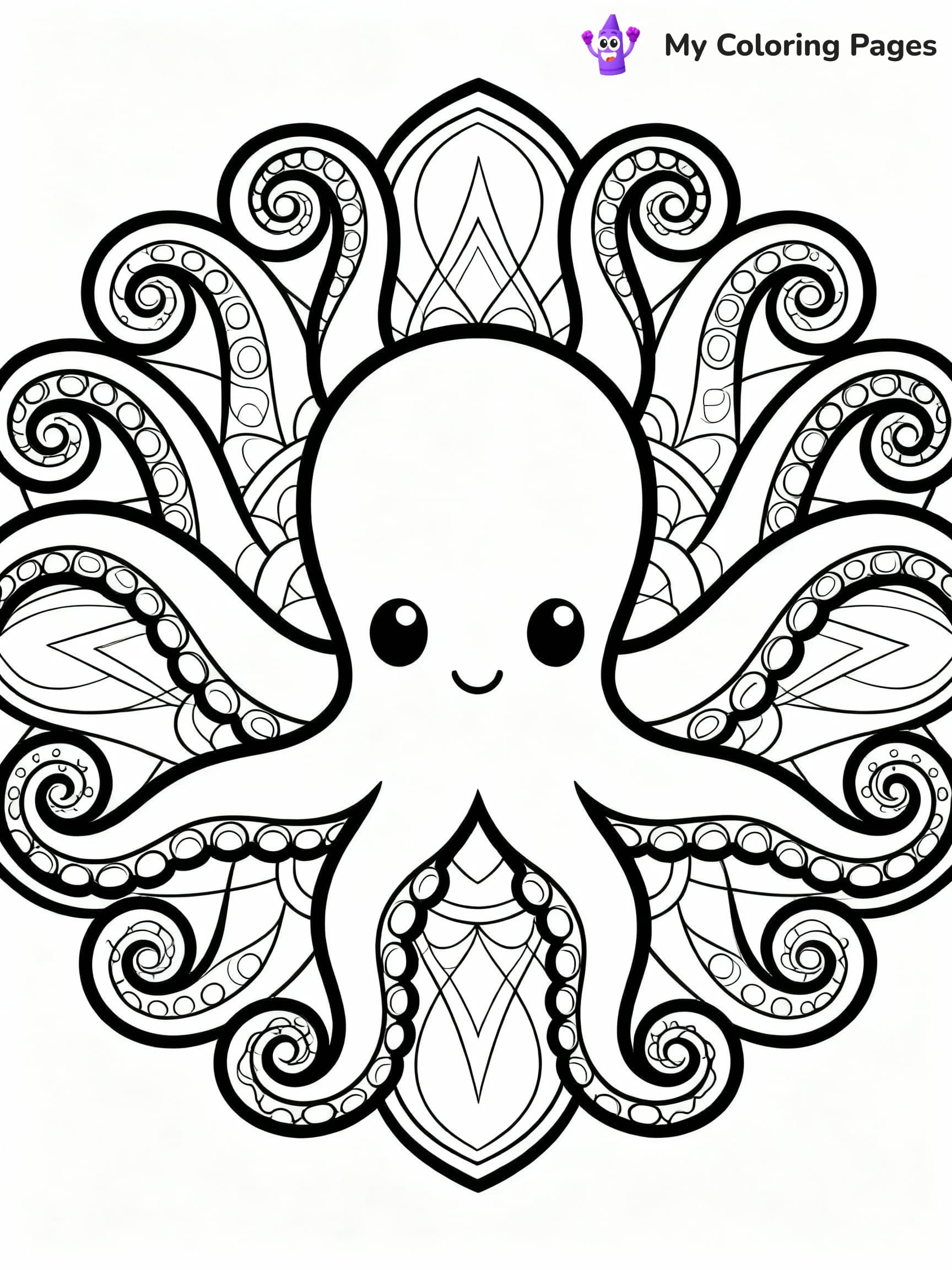 Octopus Coloring Pages - 17