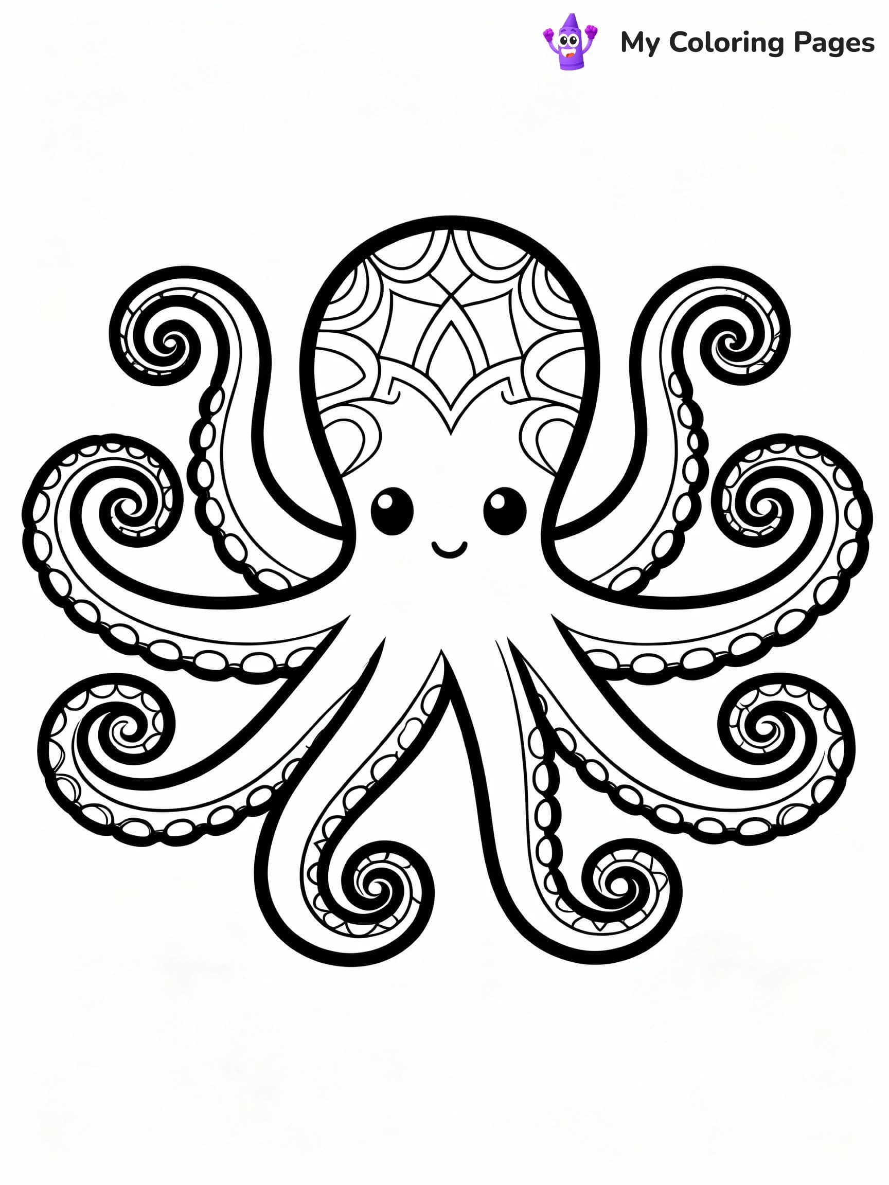Octopus Coloring Pages - 15