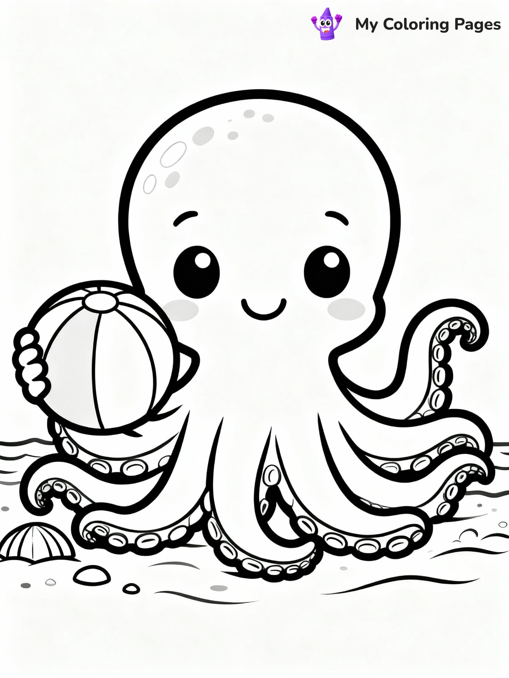 Octopus Coloring Pages - 13