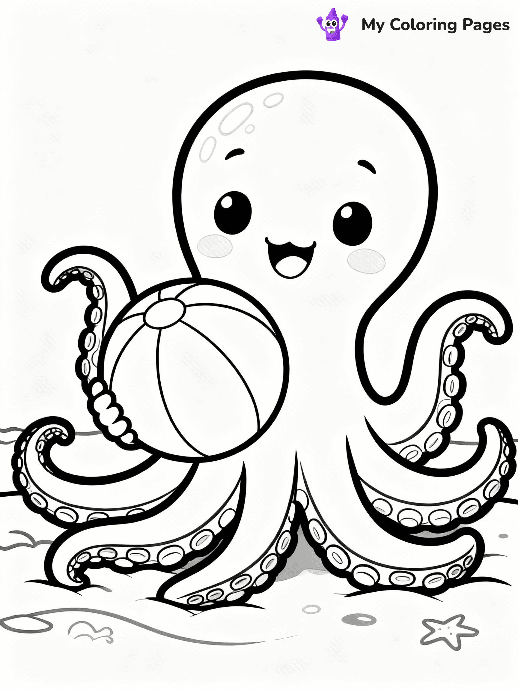 Octopus Coloring Pages - 12