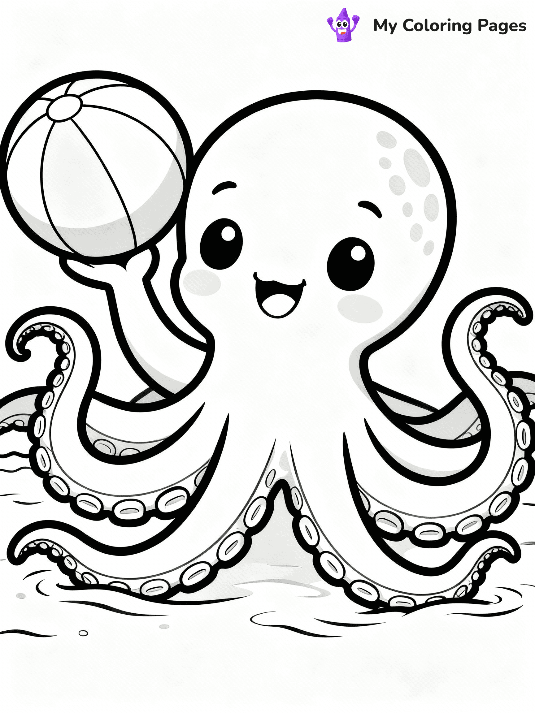 Octopus Coloring Pages - 11