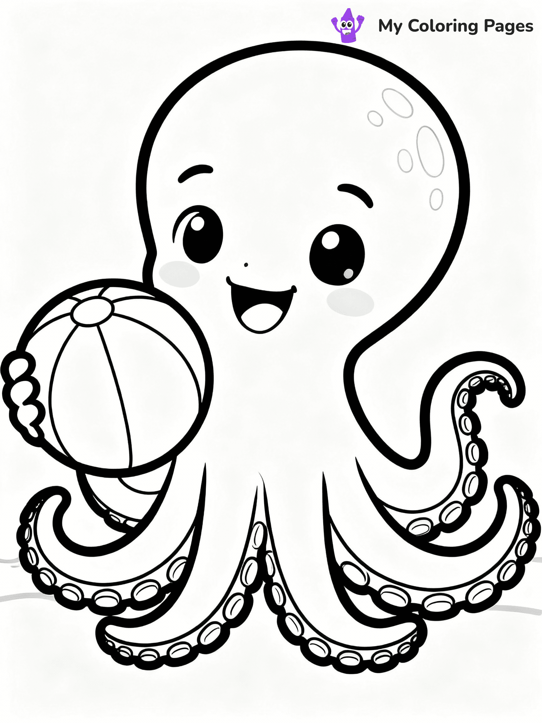 Octopus Coloring Pages - 10