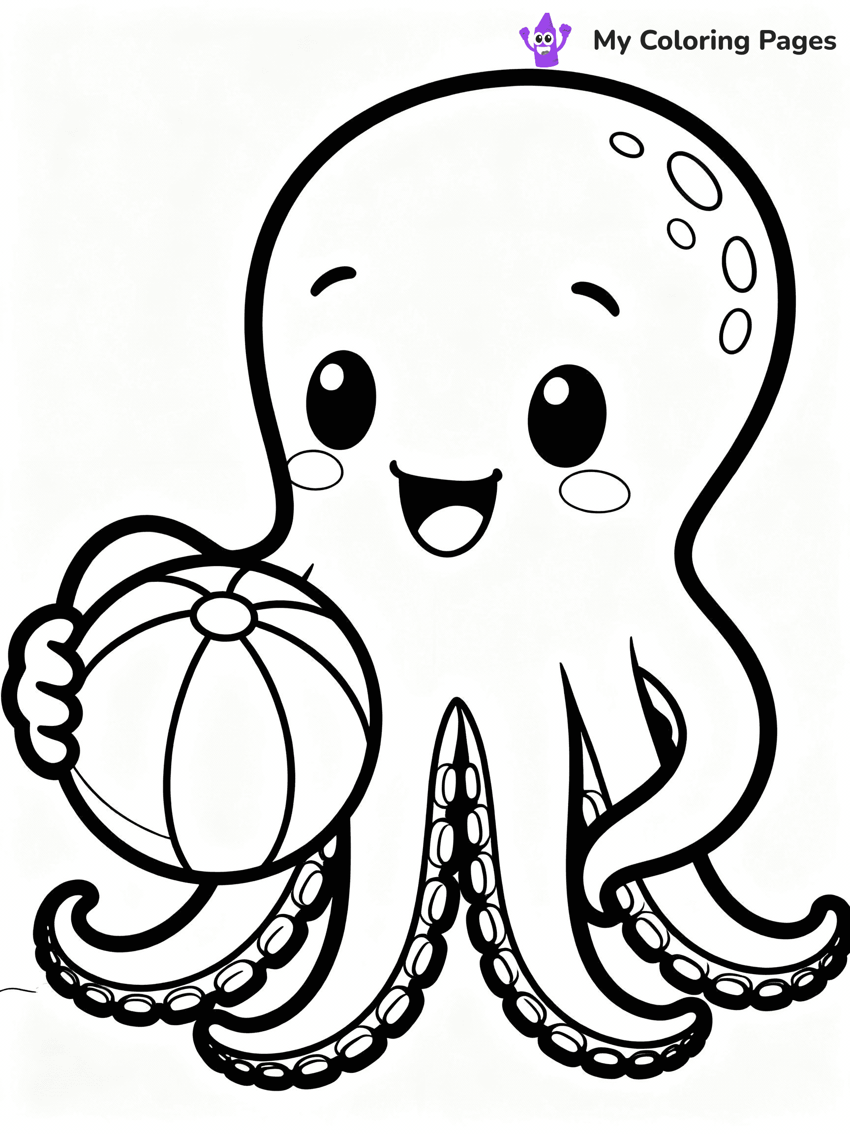 Octopus Coloring Pages - 8