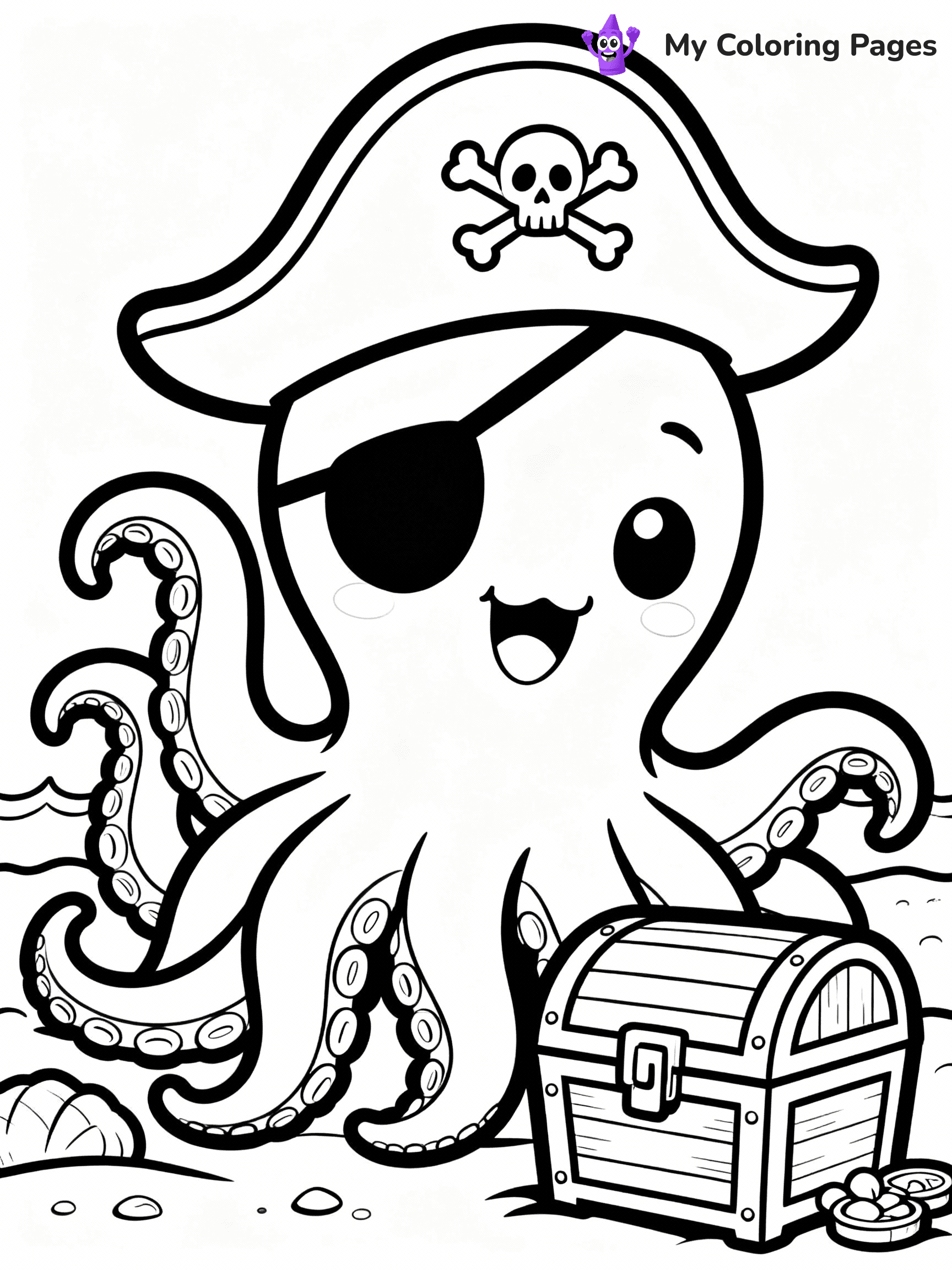 Octopus Coloring Pages - 5