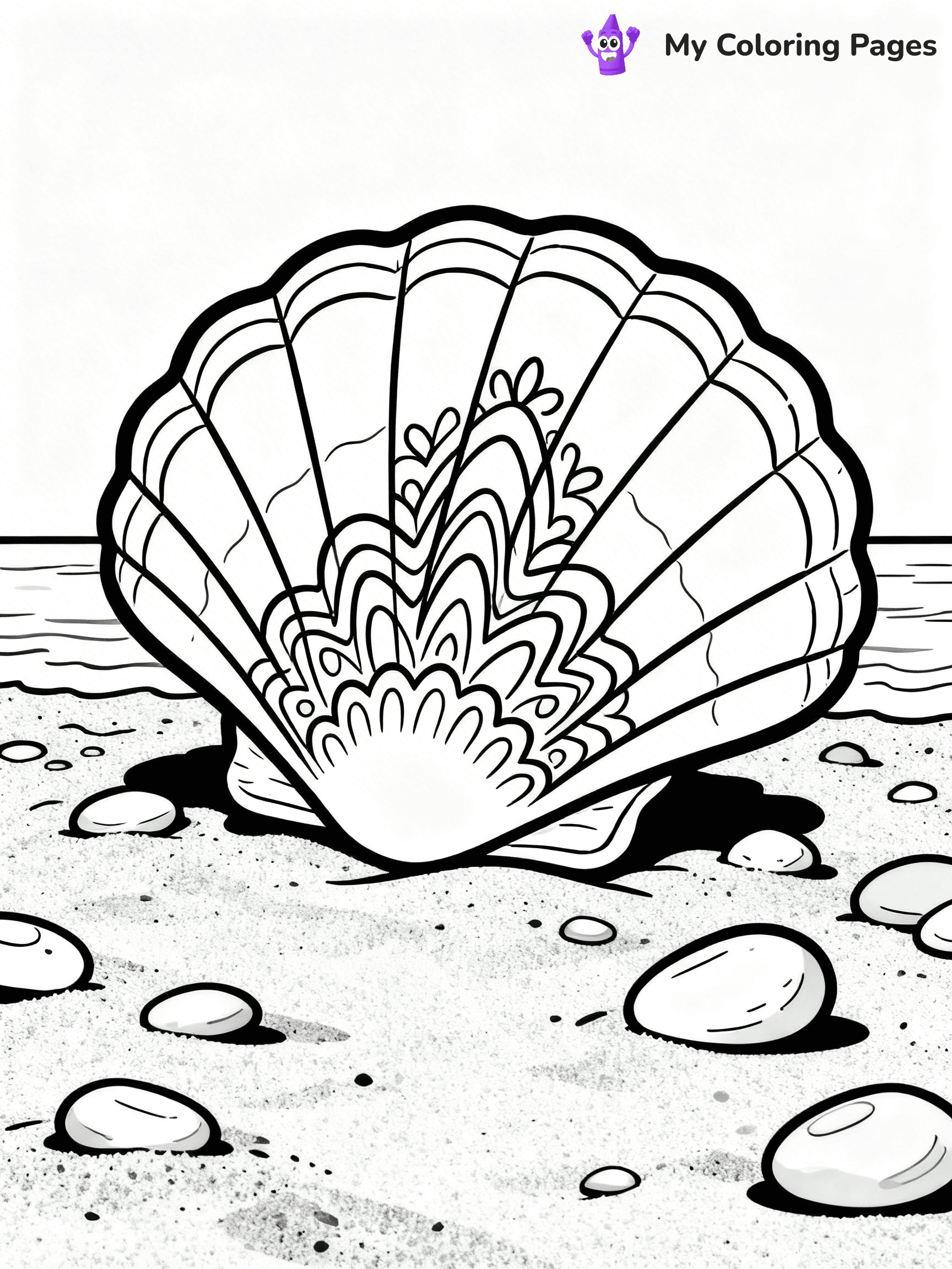 Seashell Coloring Pages - 103