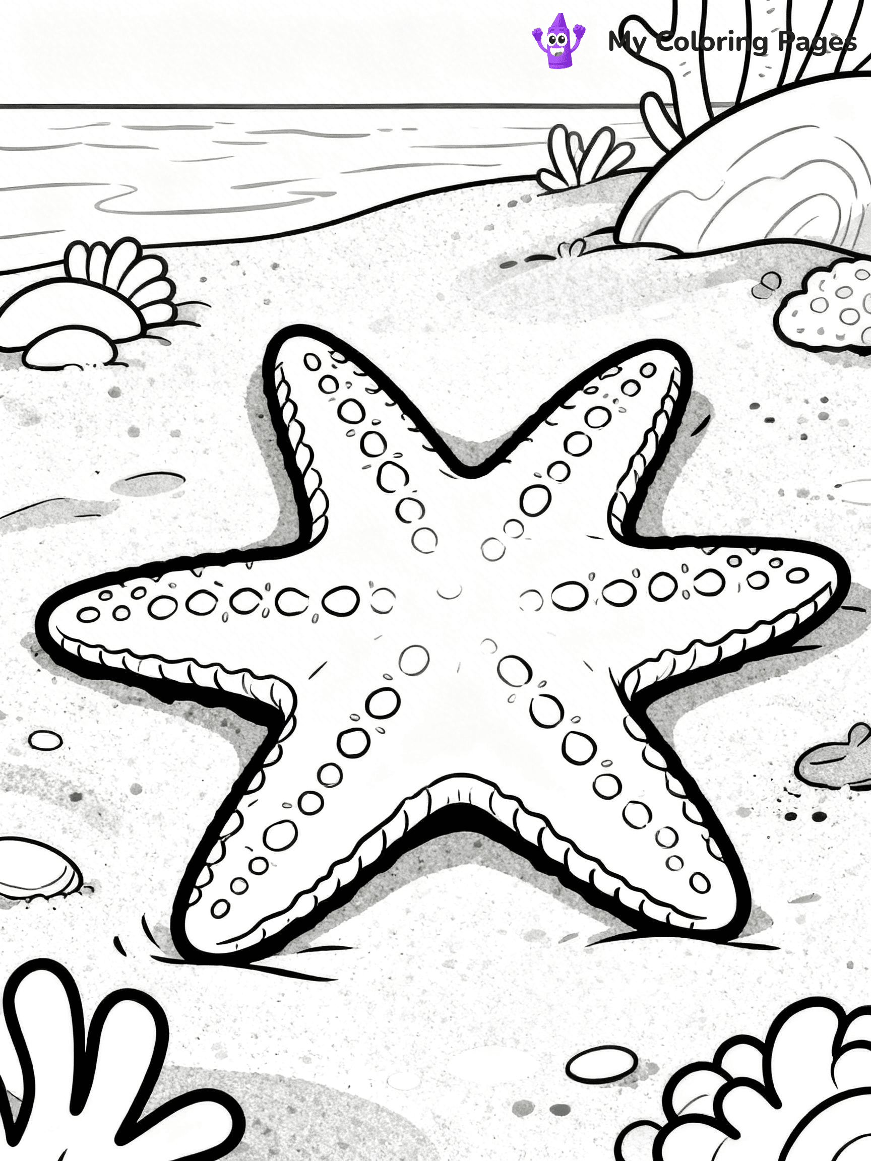 Seashell Coloring Pages - 95