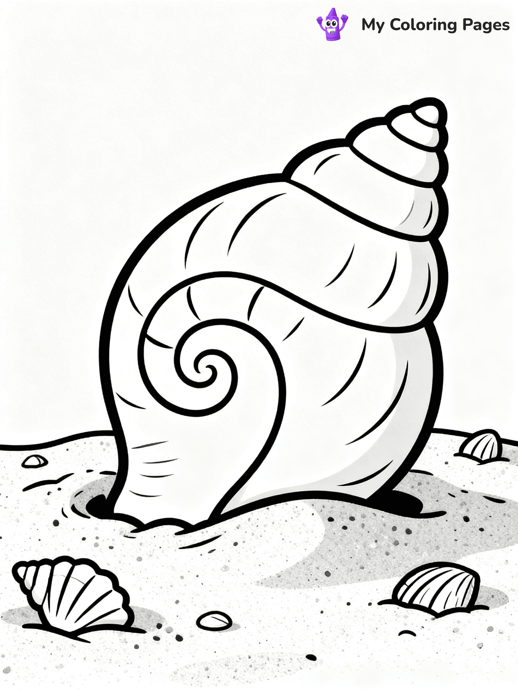 Seashell Coloring Pages - 89