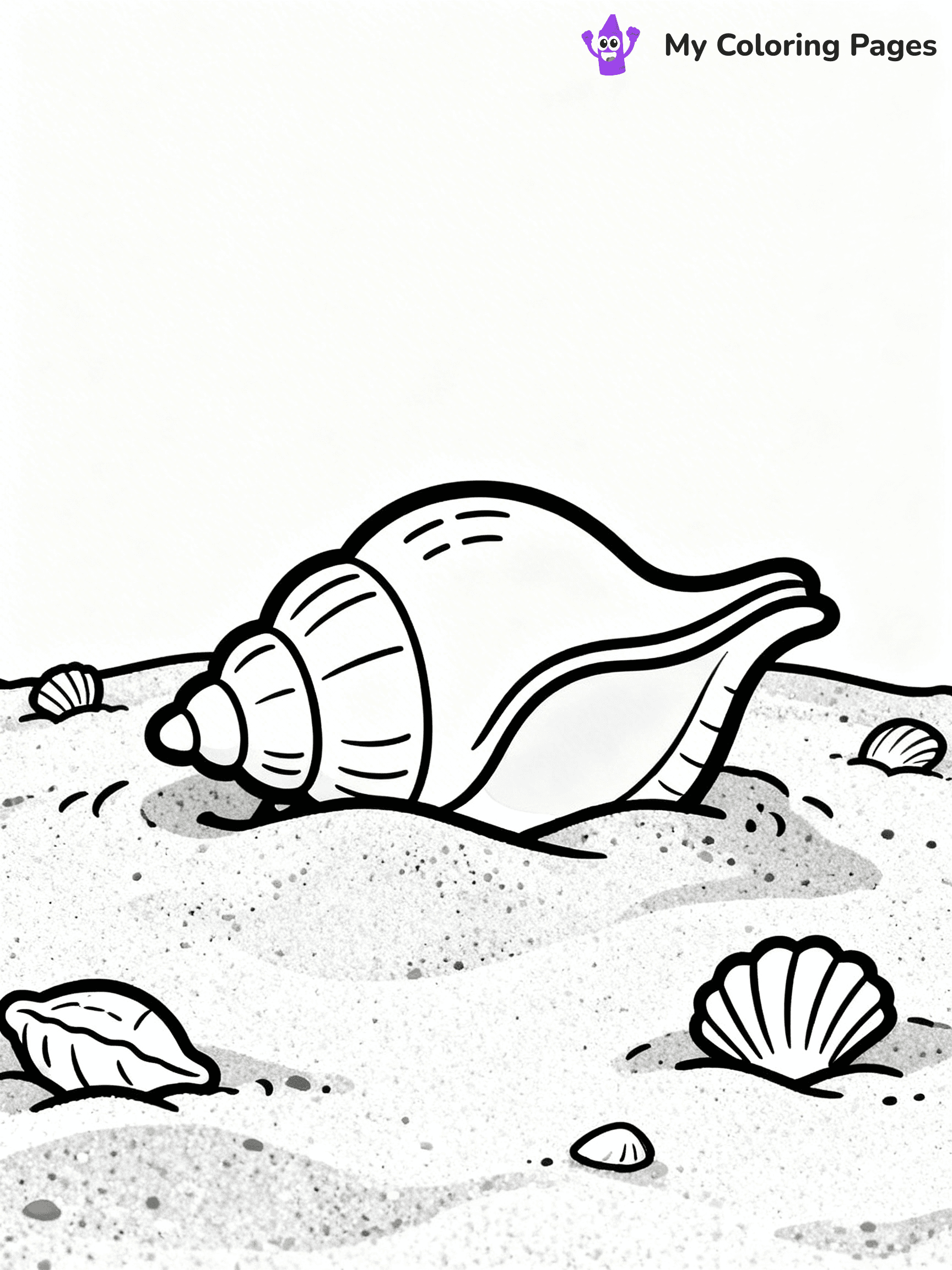 Seashell Coloring Pages - 85