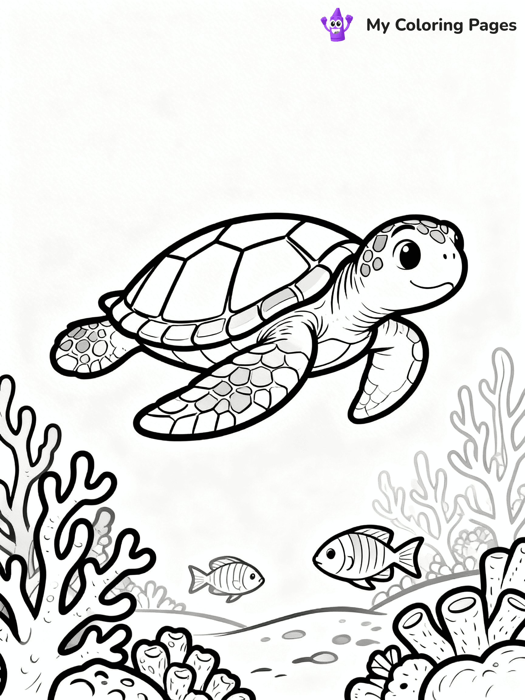 Seashell Coloring Pages - 78